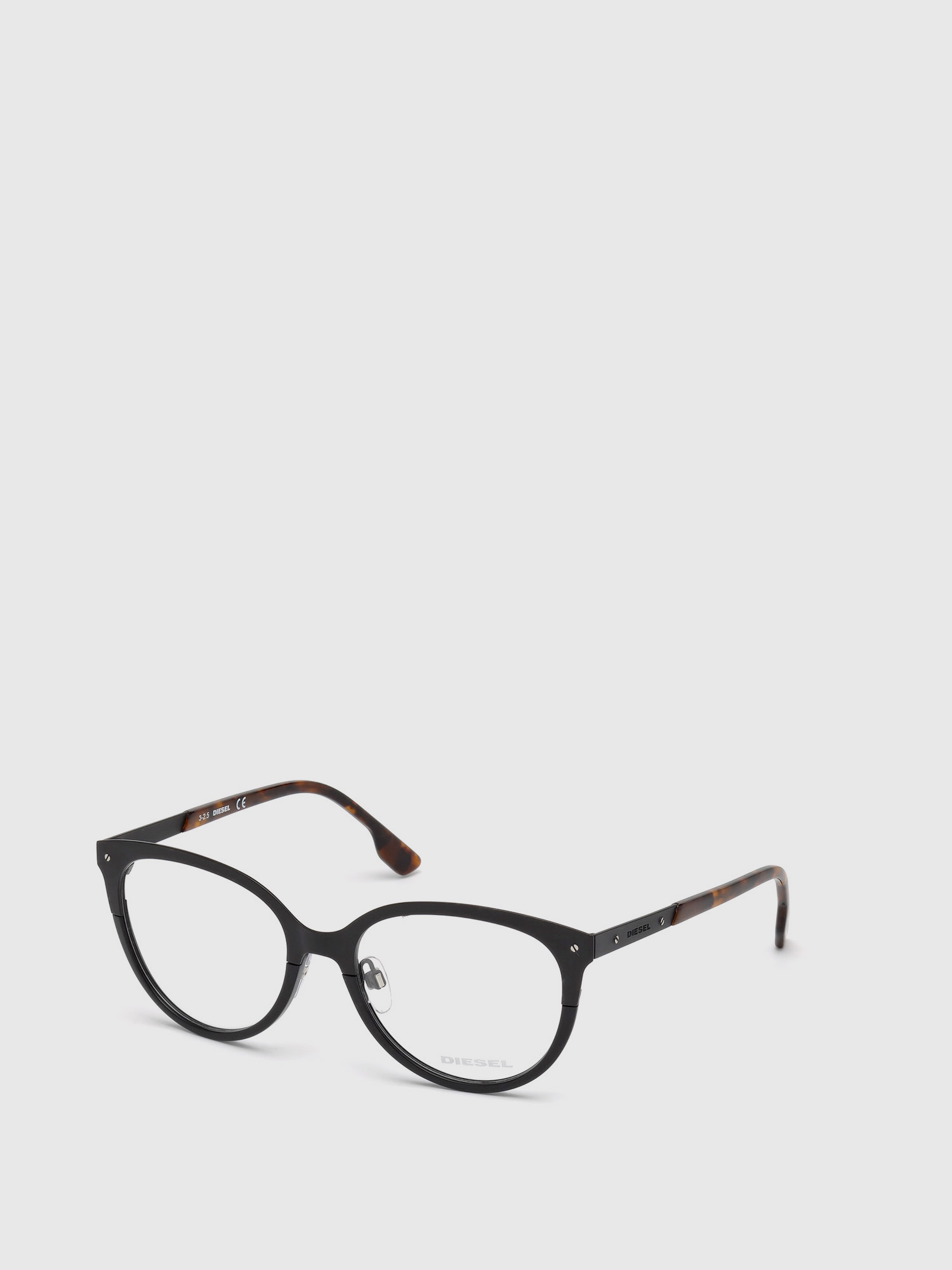 Diesel - DL5217, Woman's Acetate eyeglasses with cat-eye shape in Black - 4