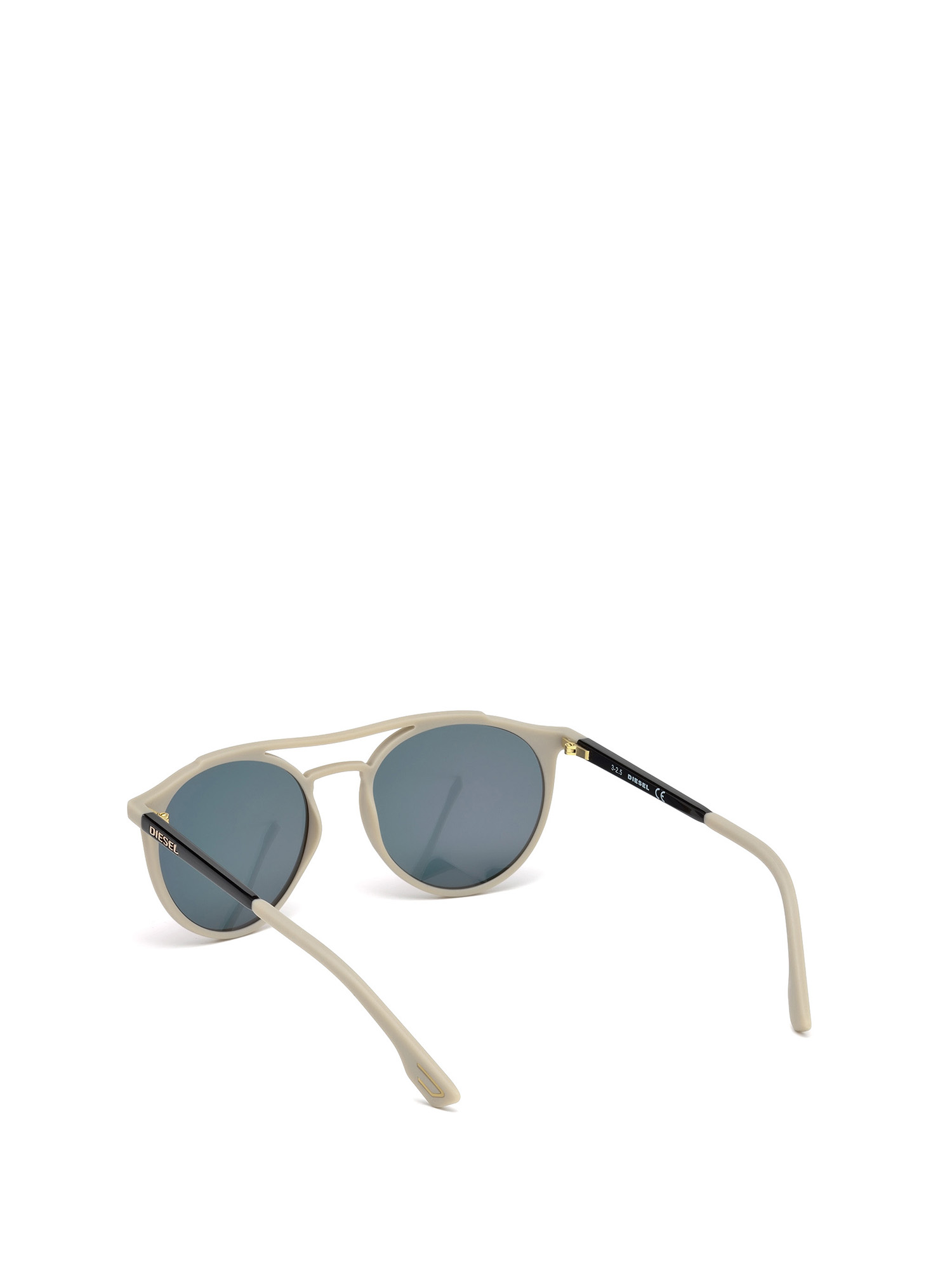 Diesel - DM0195, Unisex's Lightweight eyewear with double bridge in Beige - 2