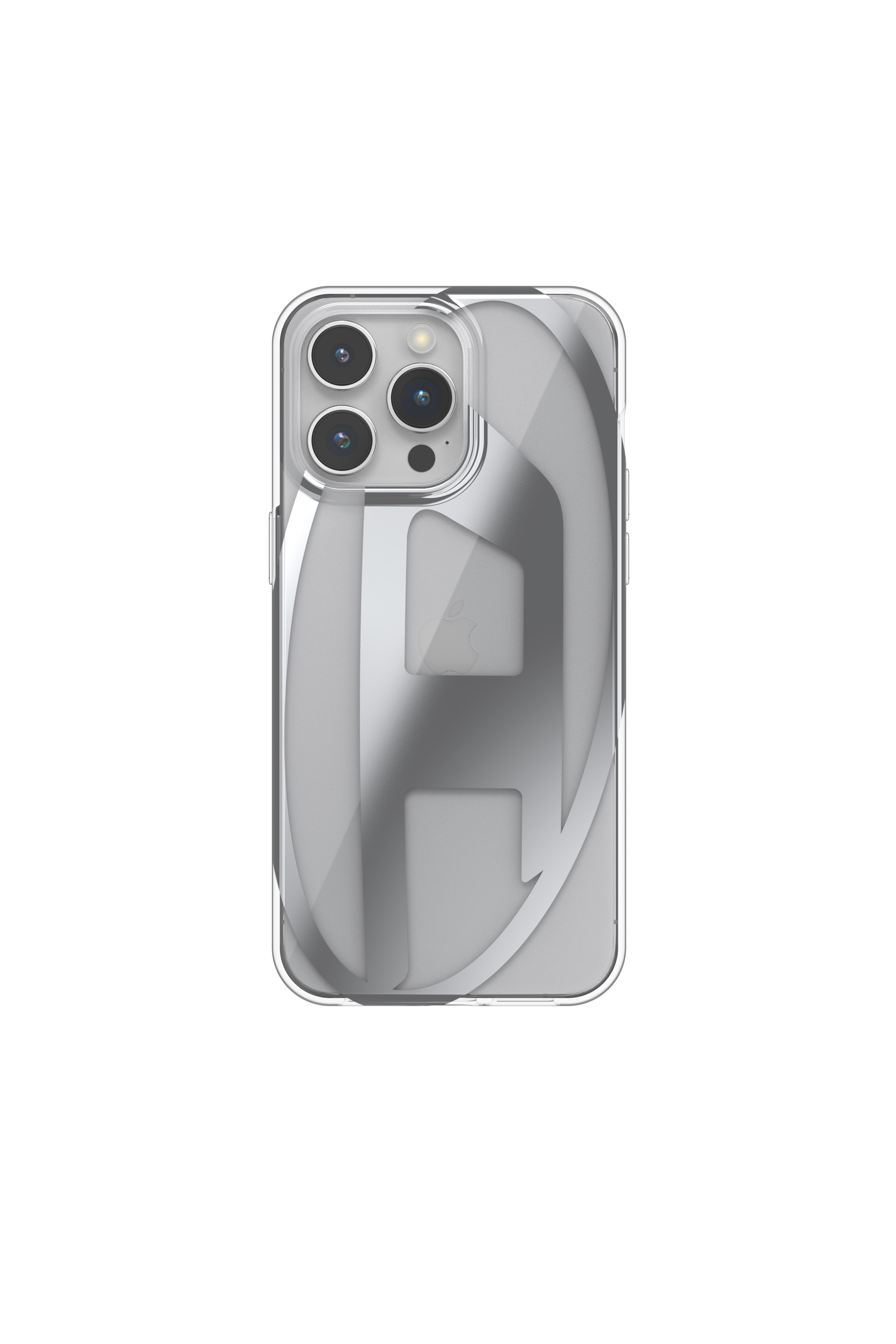Diesel - 54204 MOULDED CASE, Unisex's Clear case D iP15 Pro Max in Silver - 2