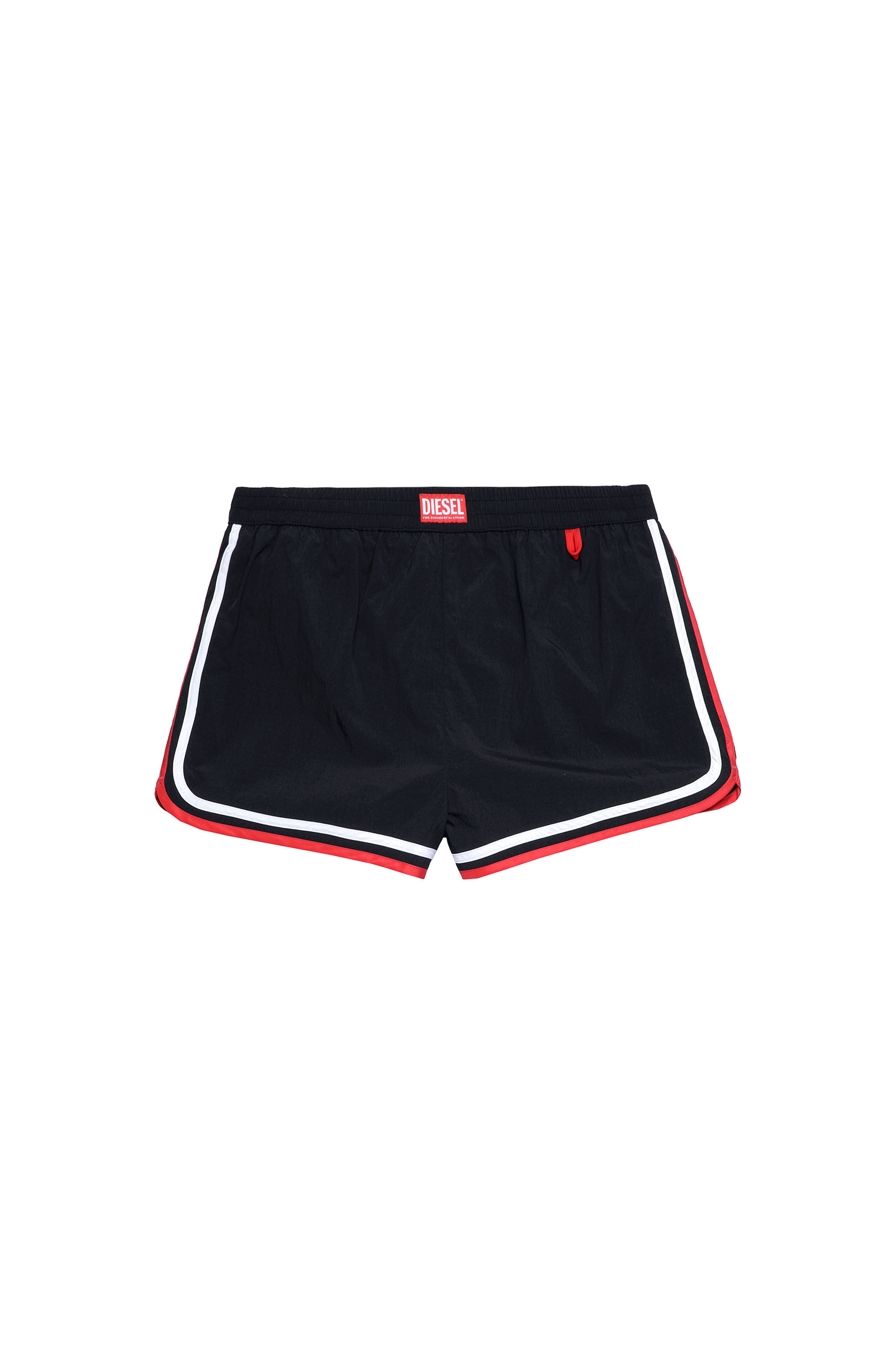 Diesel - BMBX-REEF-30, Man's Swim shorts with double trims in Black - 1
