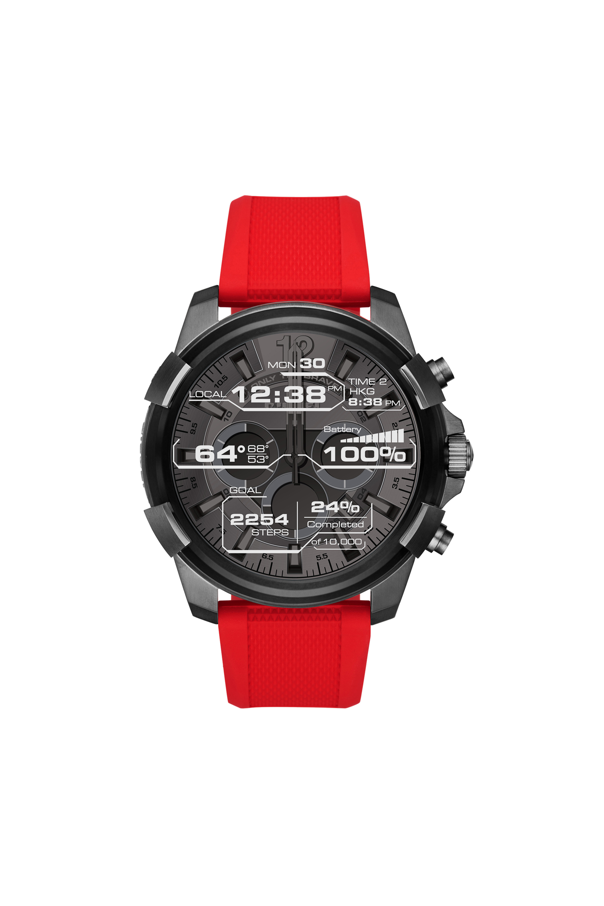 Diesel - DT2006, Man's Red touchscreen smartwatch, 48 mm in Red - 1