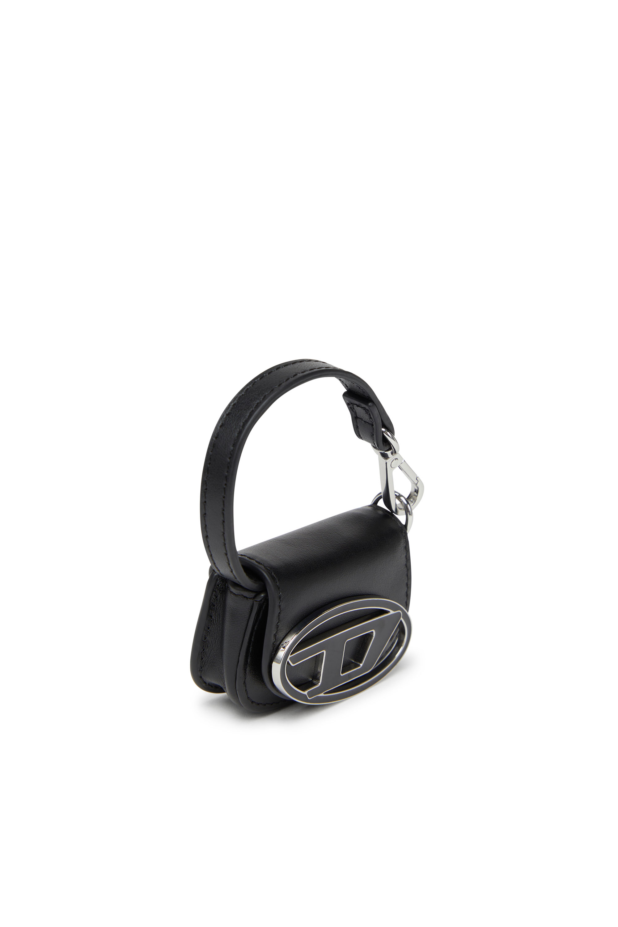 Diesel - 1DR MICRO, Woman's Leather bag charm in Black - 4