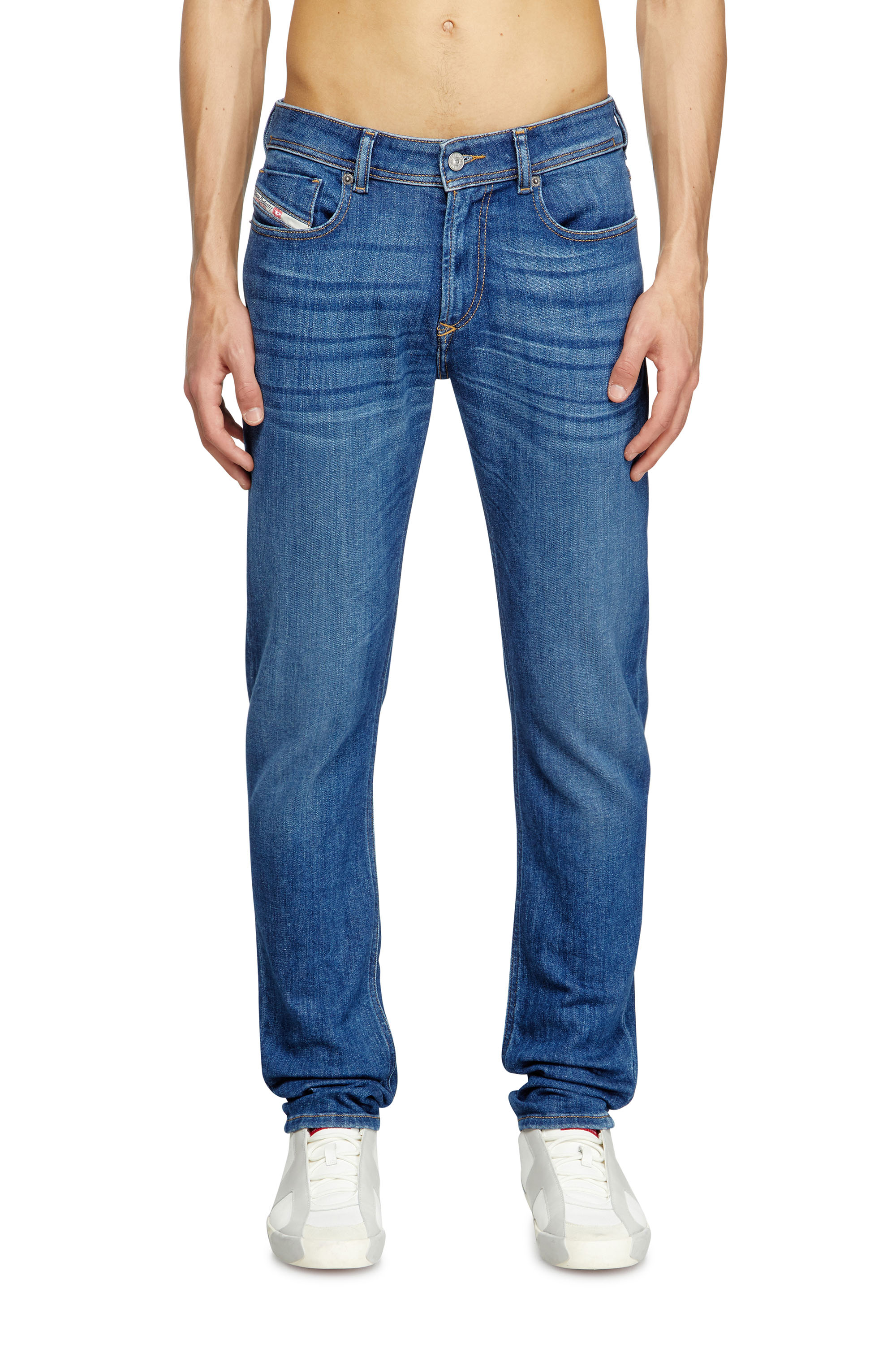 Diesel - Man's Skinny Jeans 1979 Sleenker 09M73, Medium blue - 2