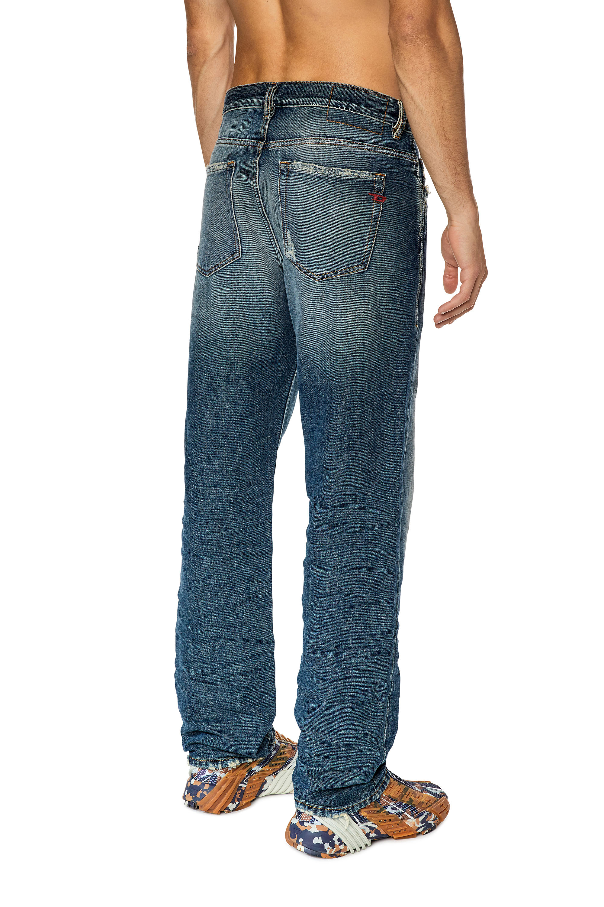Diesel - Straight Jeans 2020 D-Viker E9C40, Man's Straight Jeans - 2020 D-Viker in Dark Blue - 4