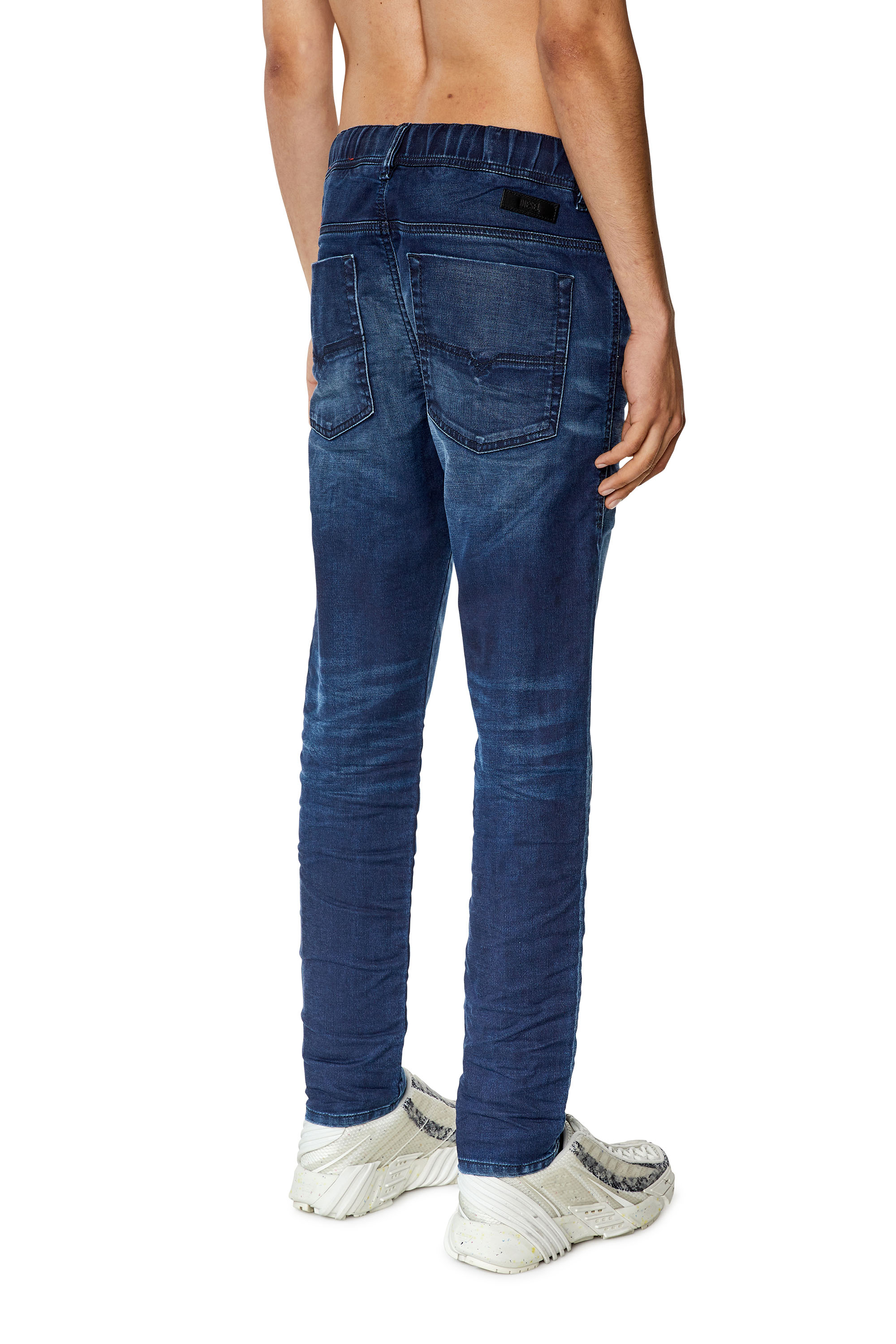 Diesel - Man's Slim E-Spender JoggJeans® 068FQ, Dark Blue - 4