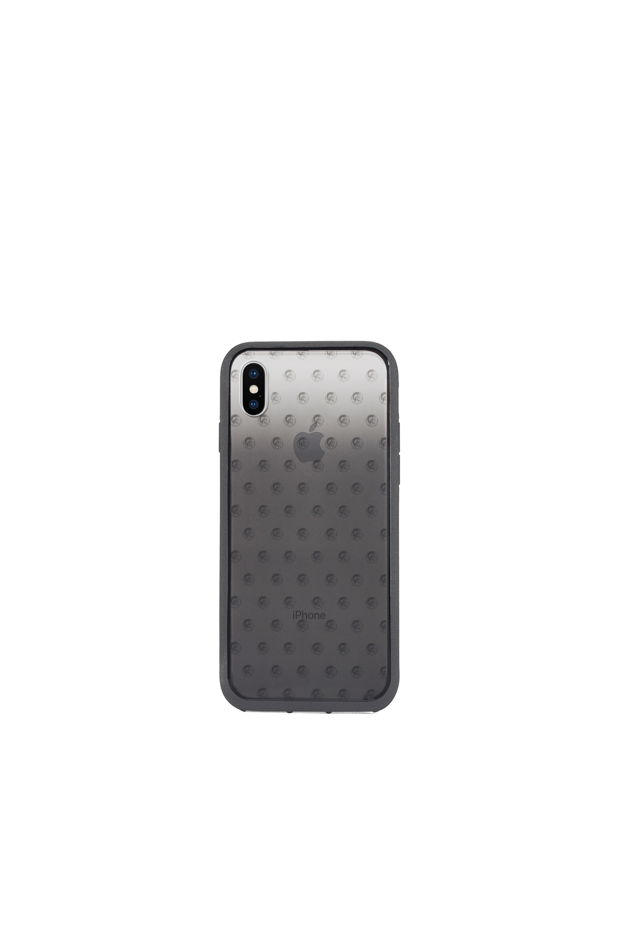 Diesel - MOHICAN HEAD DOTS BLACK IPHONE X CASE, Unisex's Resin case with mohican head dots, iPhone X in Black/Grey - 2