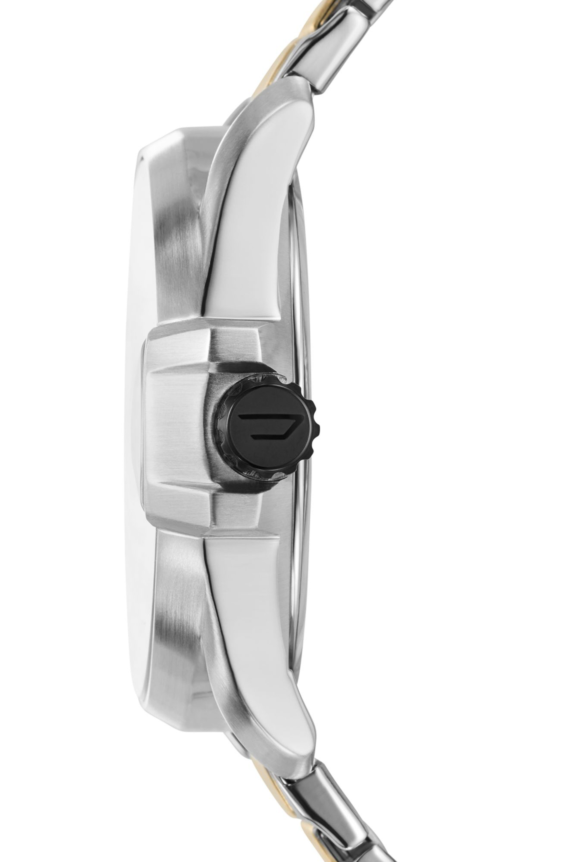 Diesel - DZ2196, Man's MS9 three-hand date two-tone stainless steel watch in Gold - 3