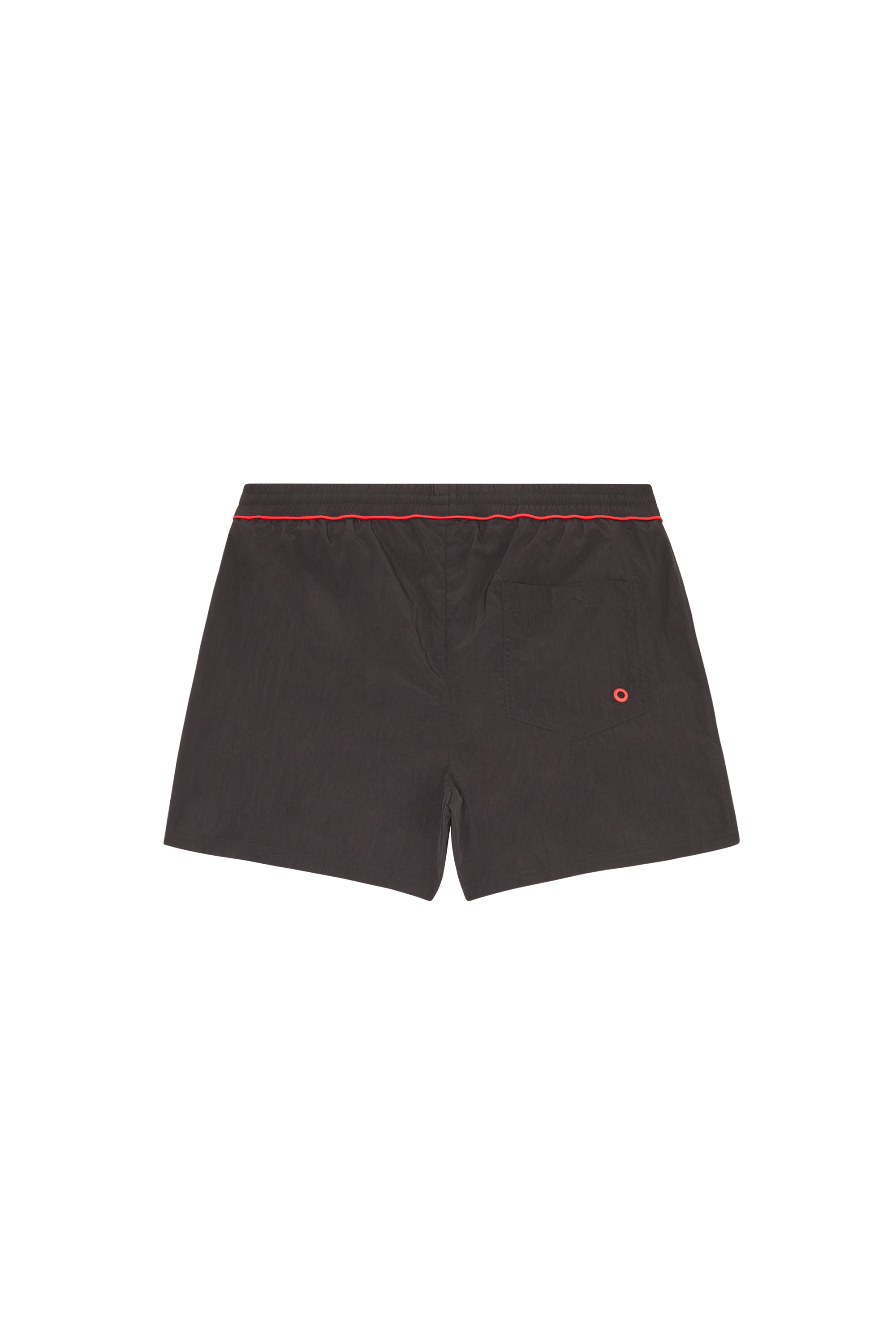 Diesel - BMBX-NICO, Man's Mid-length swim shorts with contrast piping in Black - 2