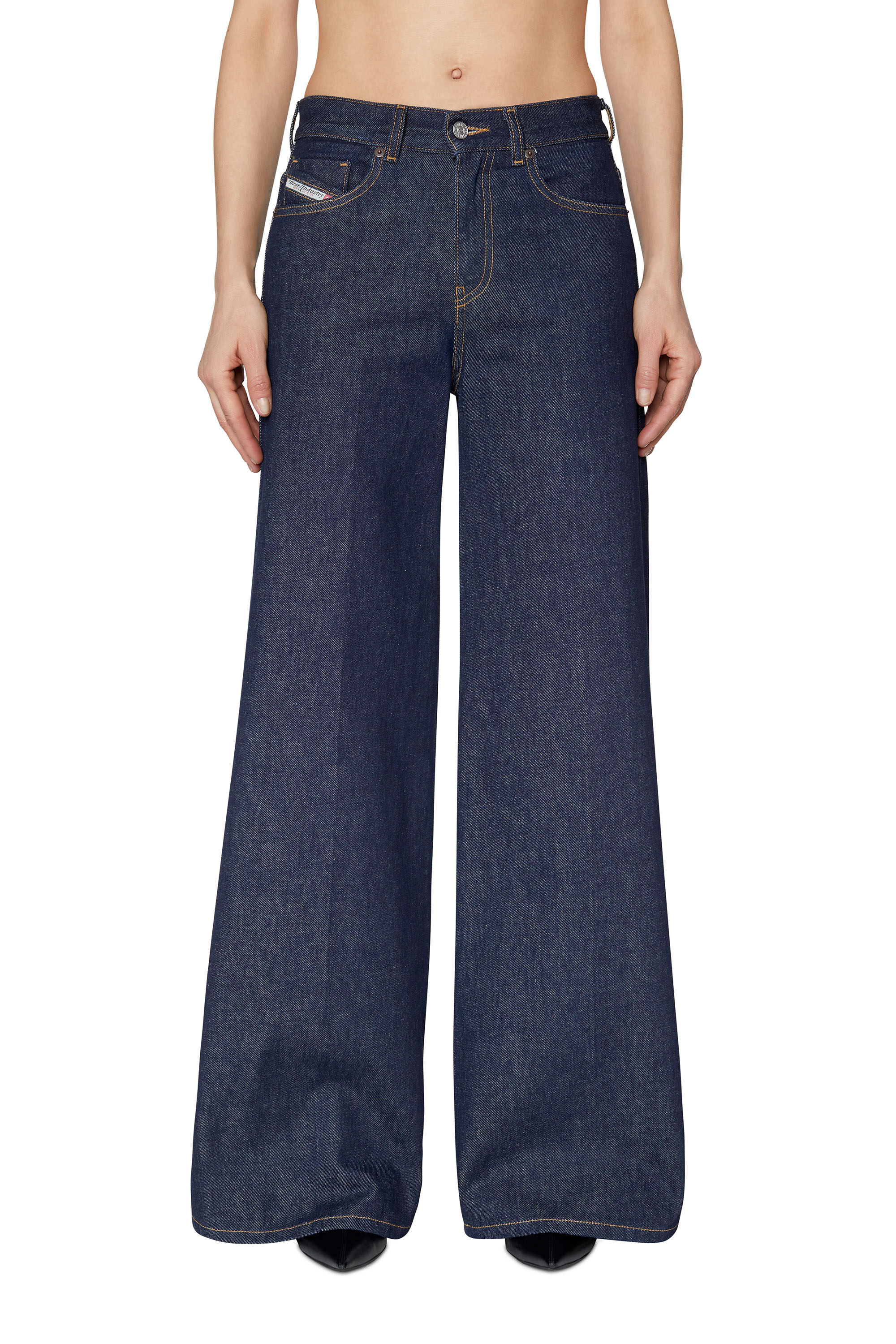 Diesel - Bootcut and Flare Jeans 1978 D-Akemi Z9C02, Woman's Bootcut and Flare Jeans - 1978 D-Akemi in Dark Blue - 1
