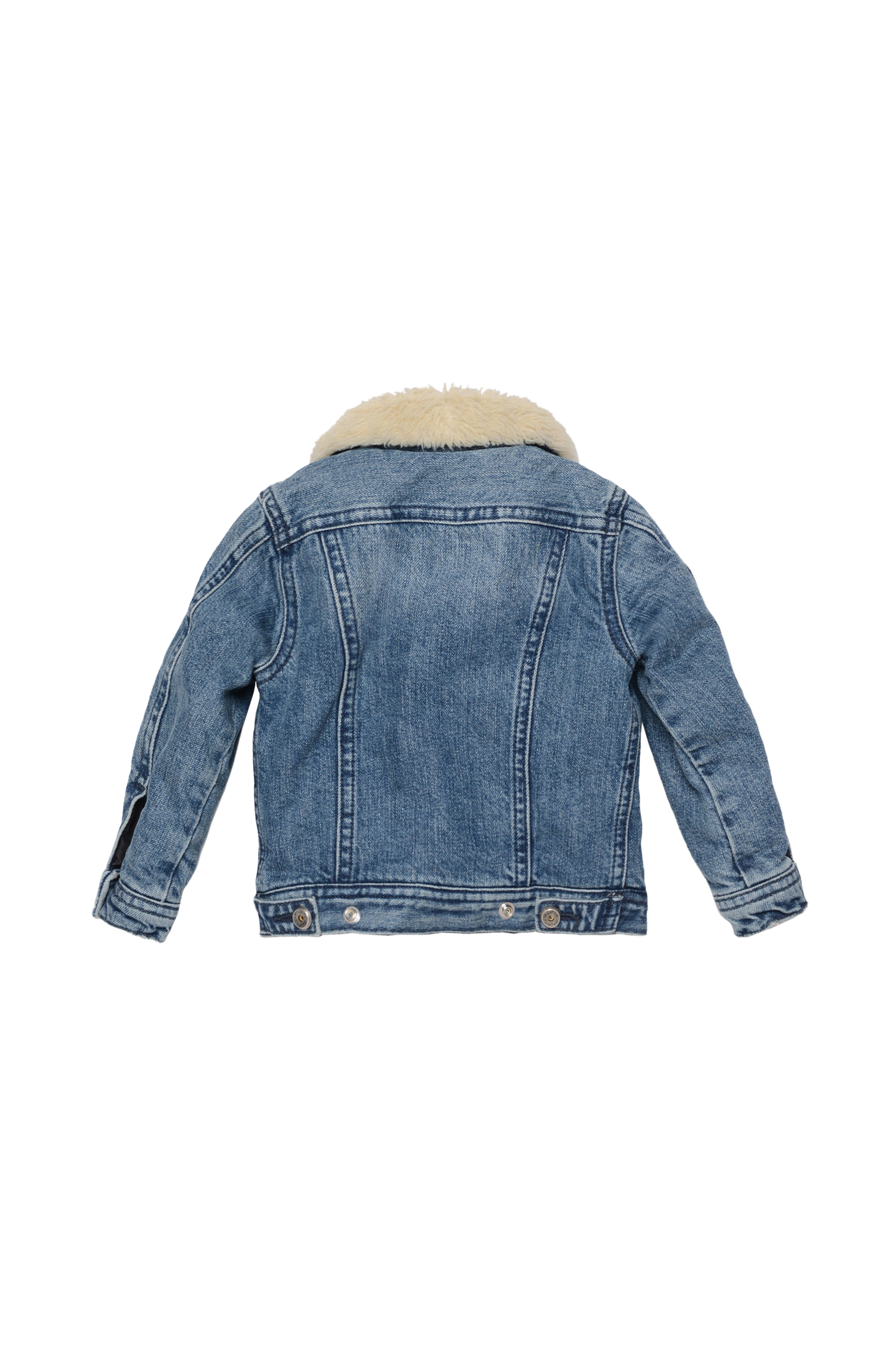 Diesel - JESKIB, Man's Teddy denim jacket in Medium blue - 2