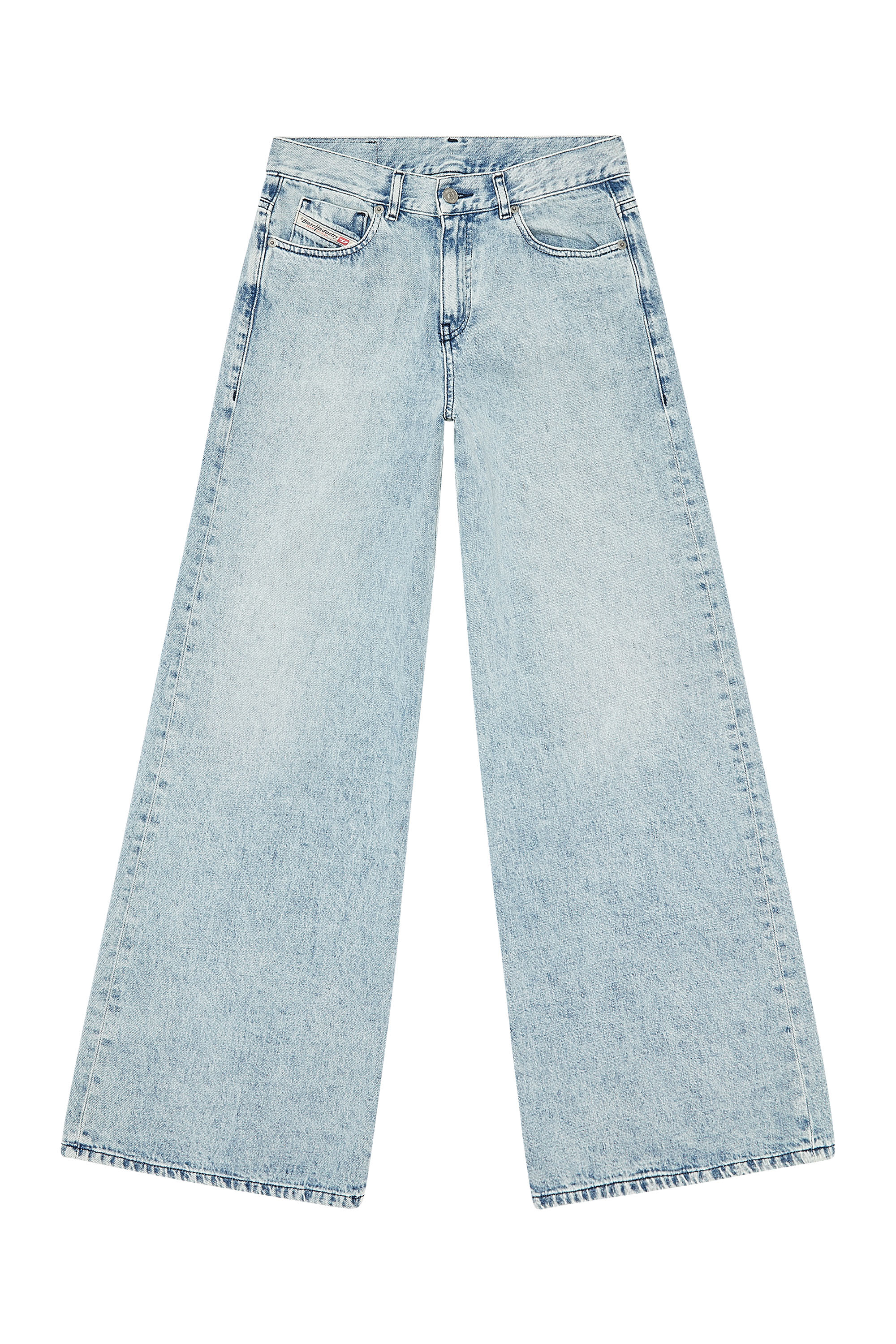 Diesel - Bootcut and Flare Jeans 1978 D-Akemi 09I79, Woman's Bootcut and Flare Jeans - 1978 D-Akemi in Light Blue - 3