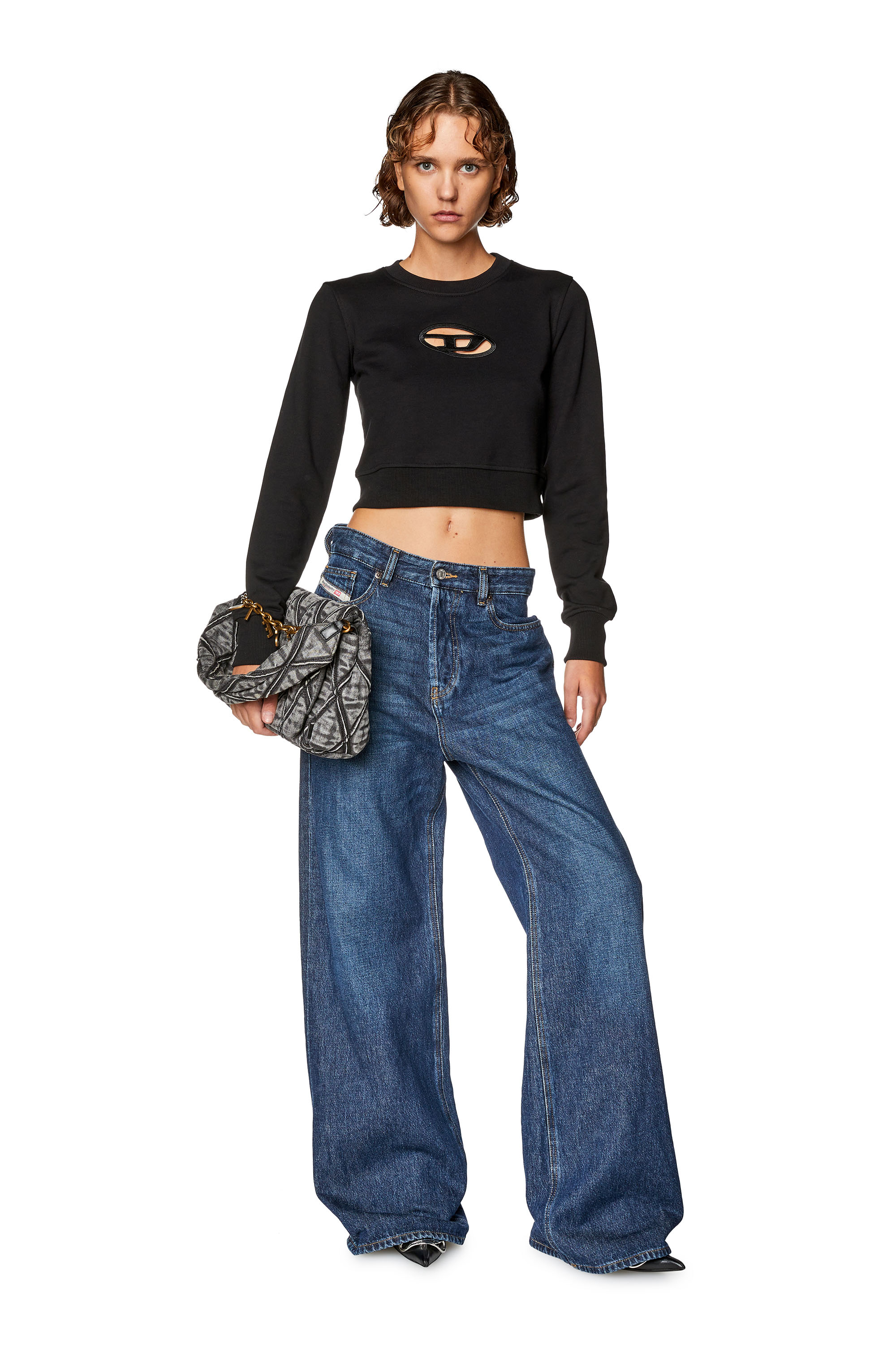 Diesel - Woman's Relaxed Jeans 1996 D-Sire 09C03, Dark Blue - 2