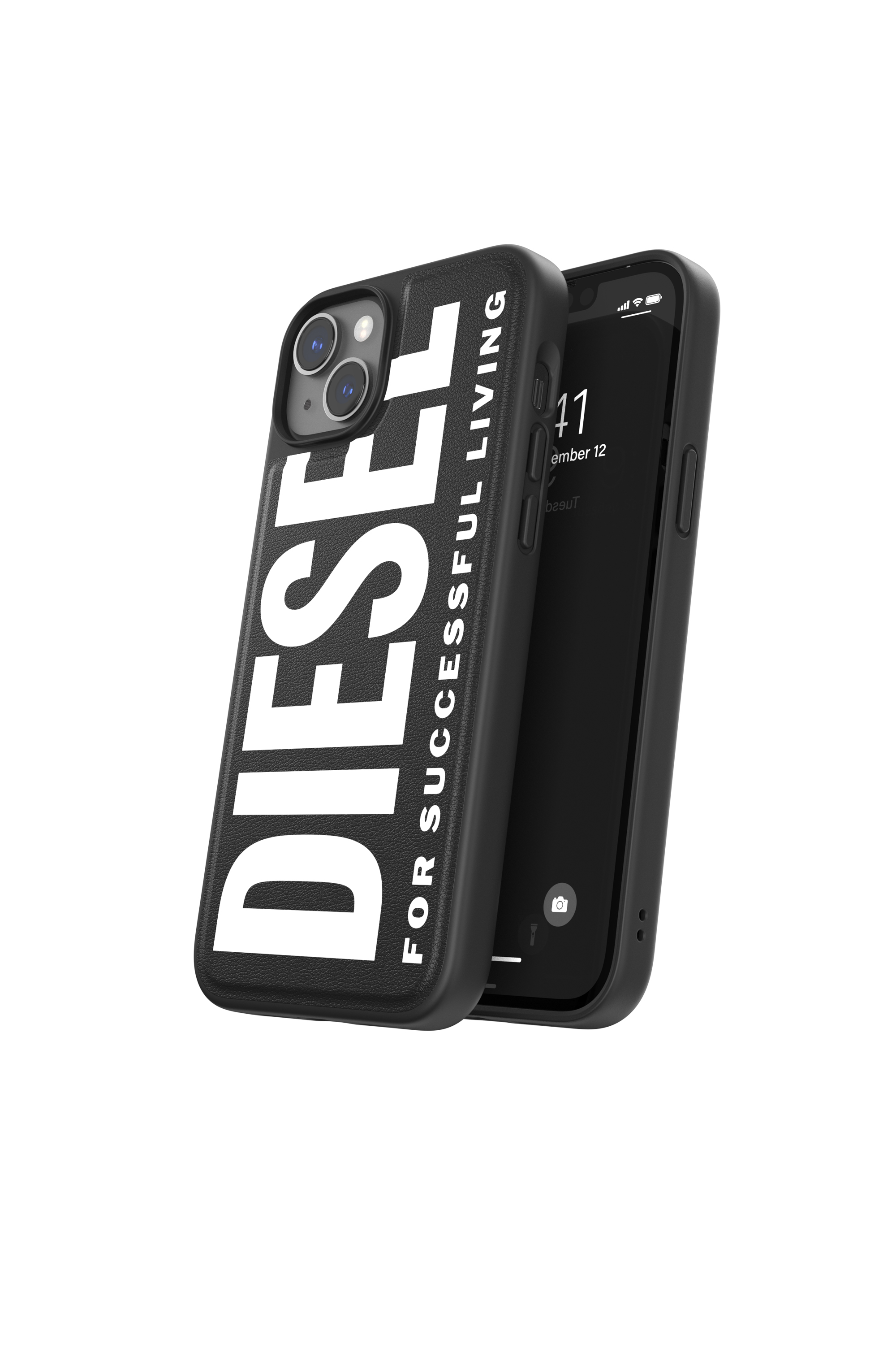 Diesel - 50258 MOULDED CASE, Unisex's Moulded case core for iPhone 14 Plus in Black - 3