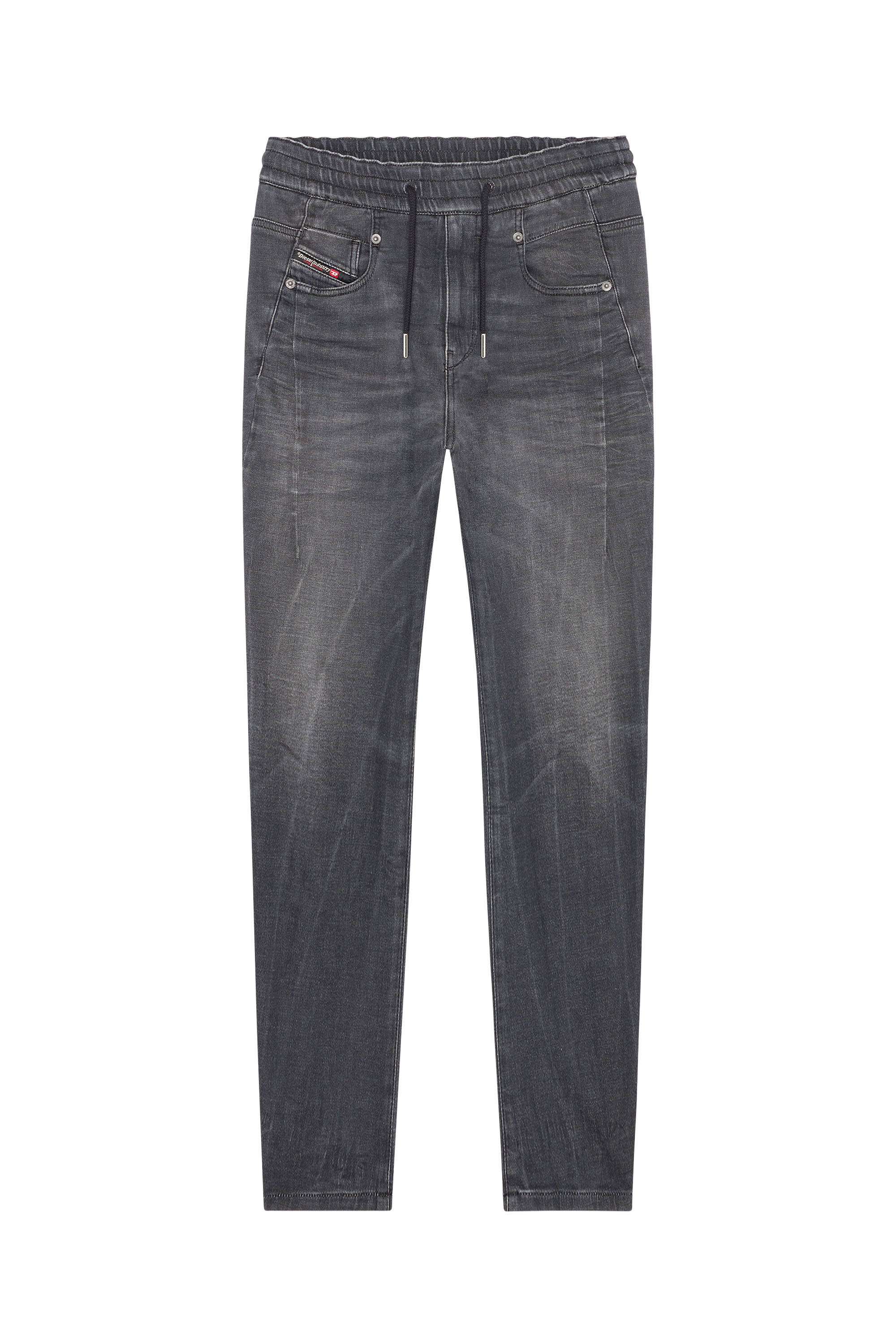 Diesel - Boyfriend 2041 D-Fayza Joggjeans® 068FS, Woman's Boyfriend 2041 D-Fayza Joggjeans® in Black/Dark grey - 3