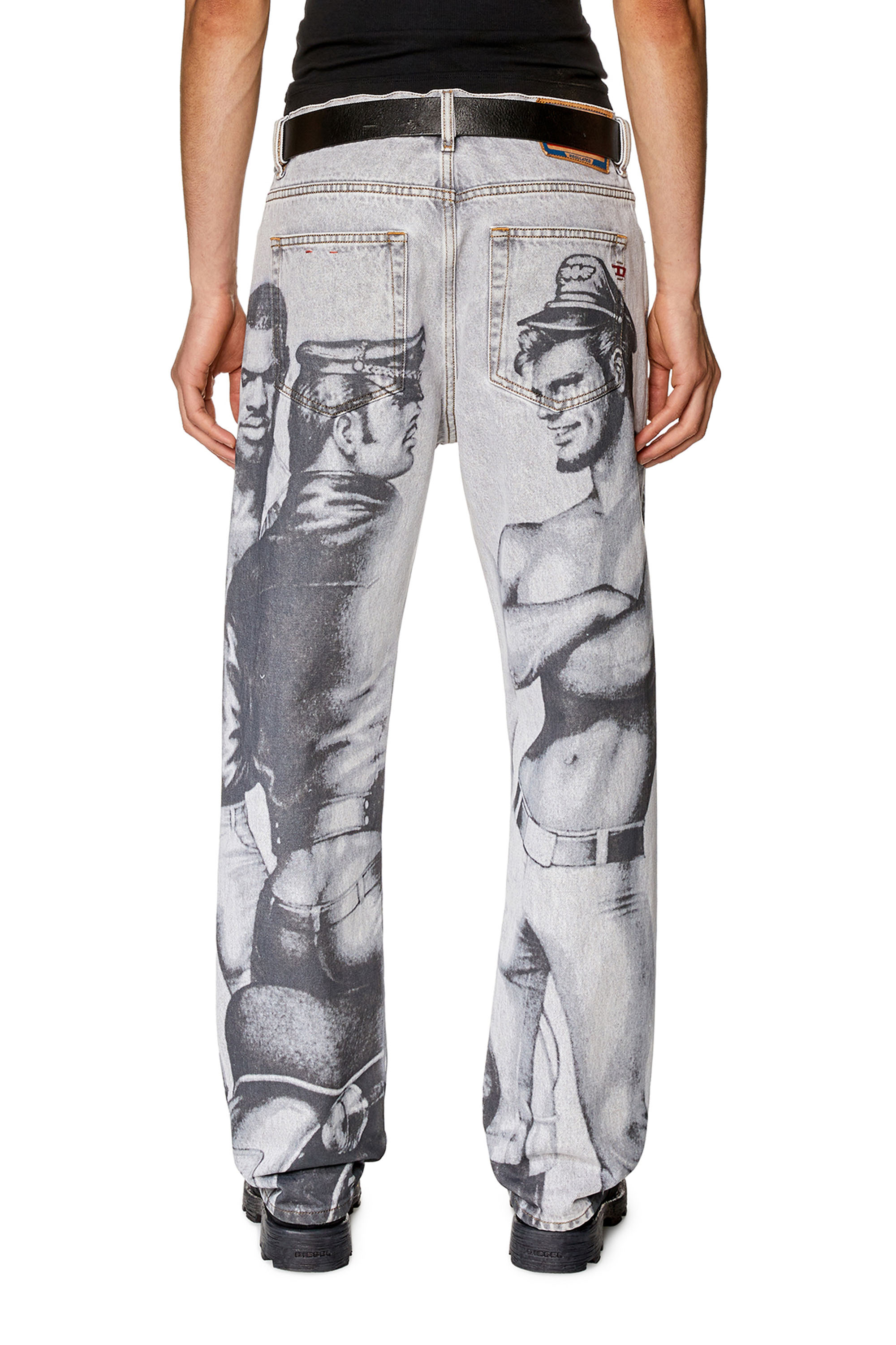 Diesel - Unisex's Straight Jeans 2020 D-Viker 007F8, Grey - 4