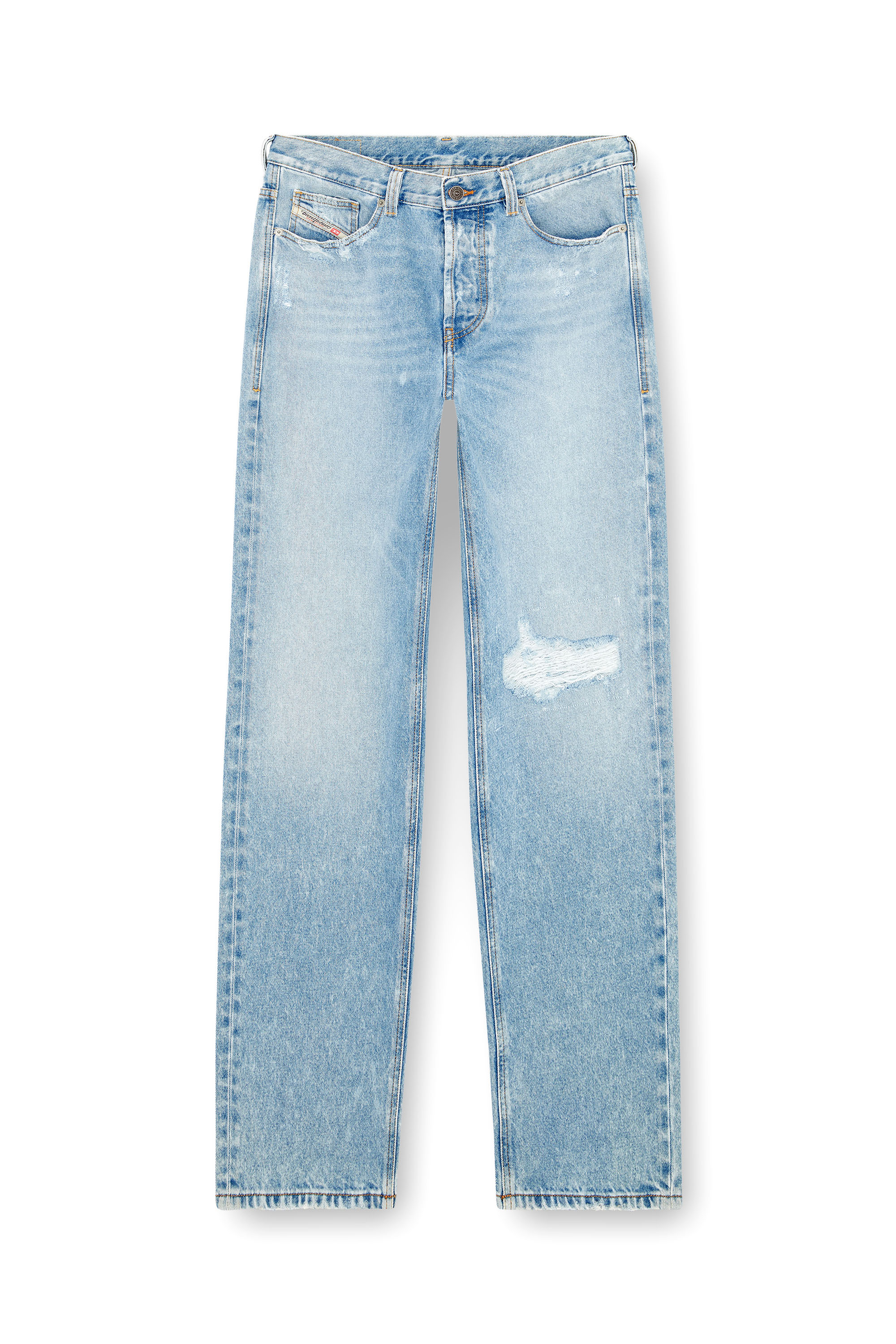 Diesel - Man's Regular Jeans 2024 D-Macs 09J80, Light Blue - 3
