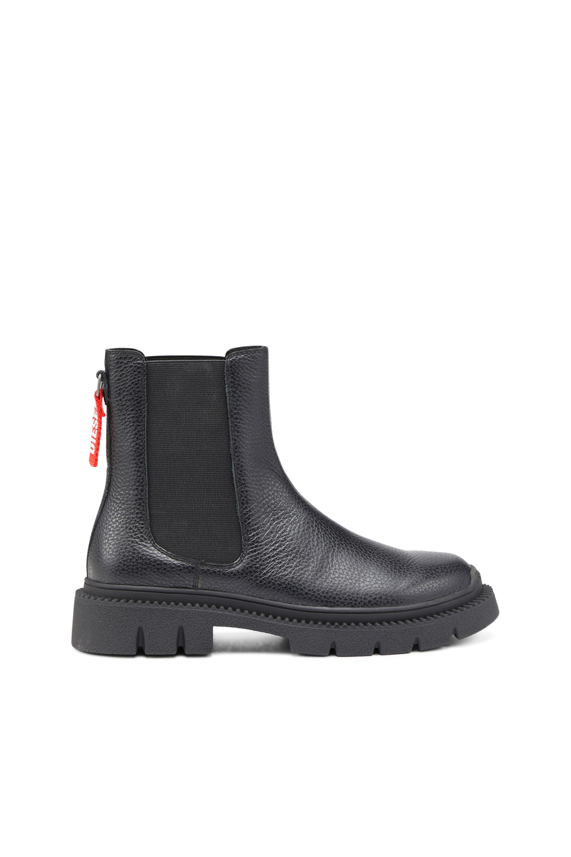 Diesel - D-TROIT CH, Man's D-Troit-Chelsea boots with Diesel tape tag in Black - 1
