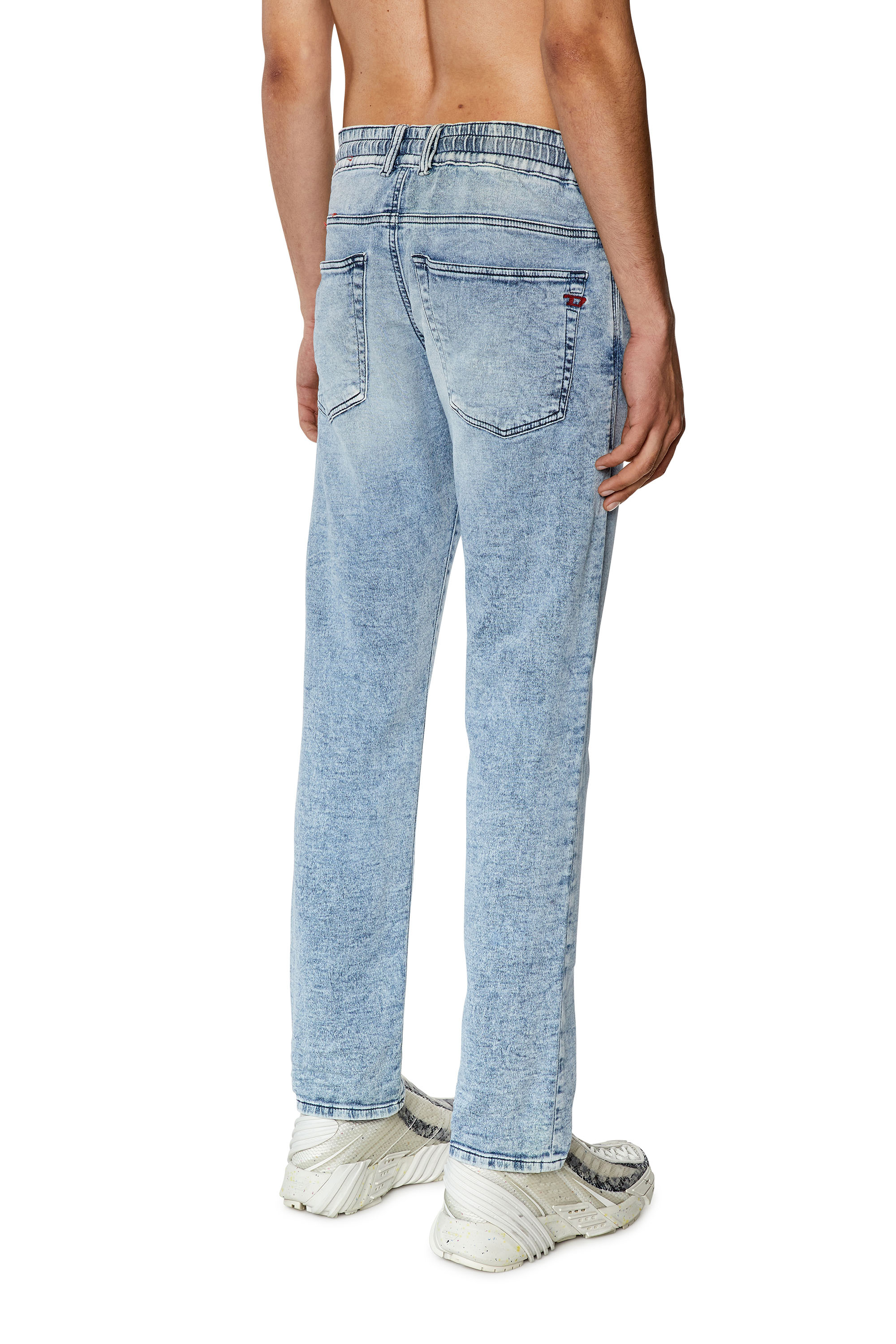 Diesel - Man's Tapered 2030 D-Krooley Joggjeans® 068GG, Light Blue - 4