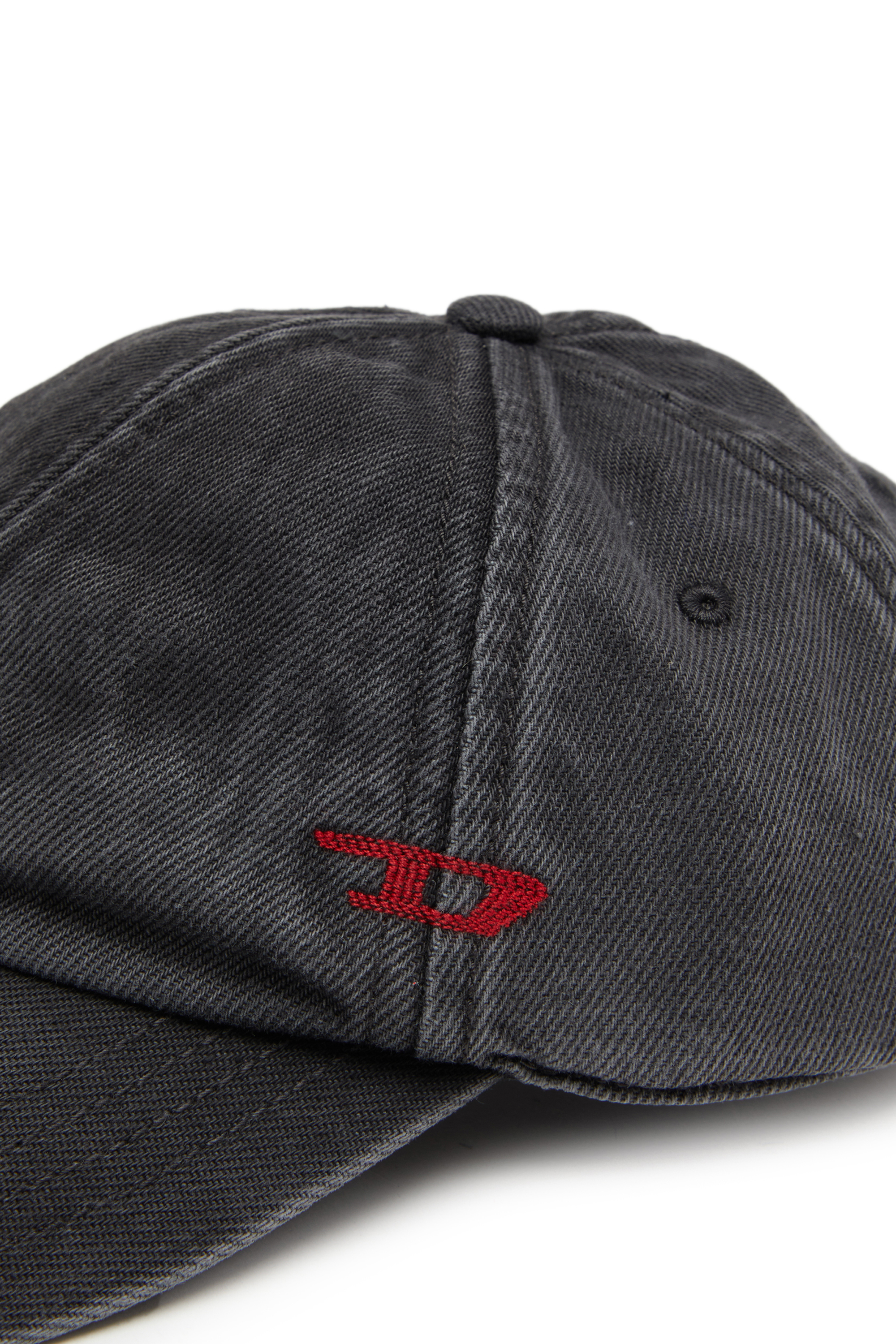 Diesel - C-LIB-4, Man's Baseball cap in denim in Black - 3