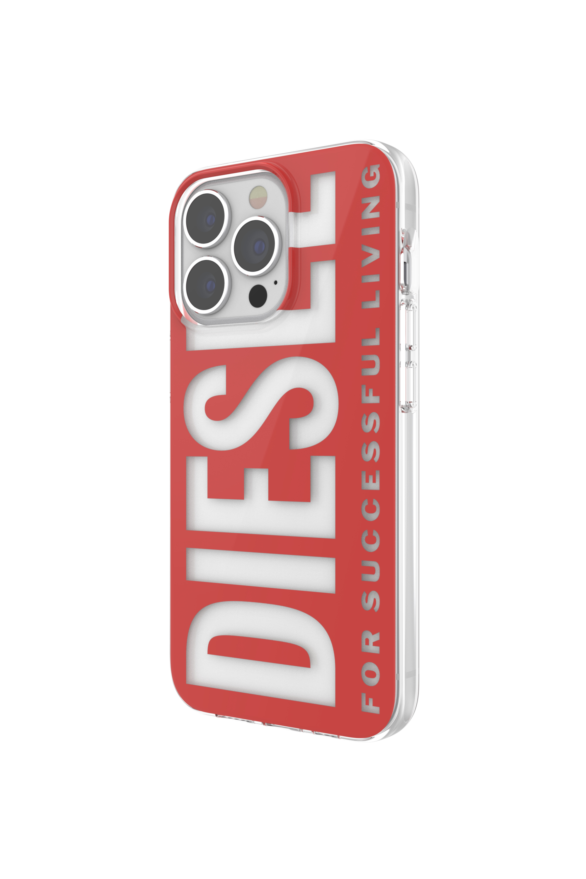 Diesel - 47203 STANDARDASE, Unisex's Clear case for iPhone 13/13Pro in Red - 4