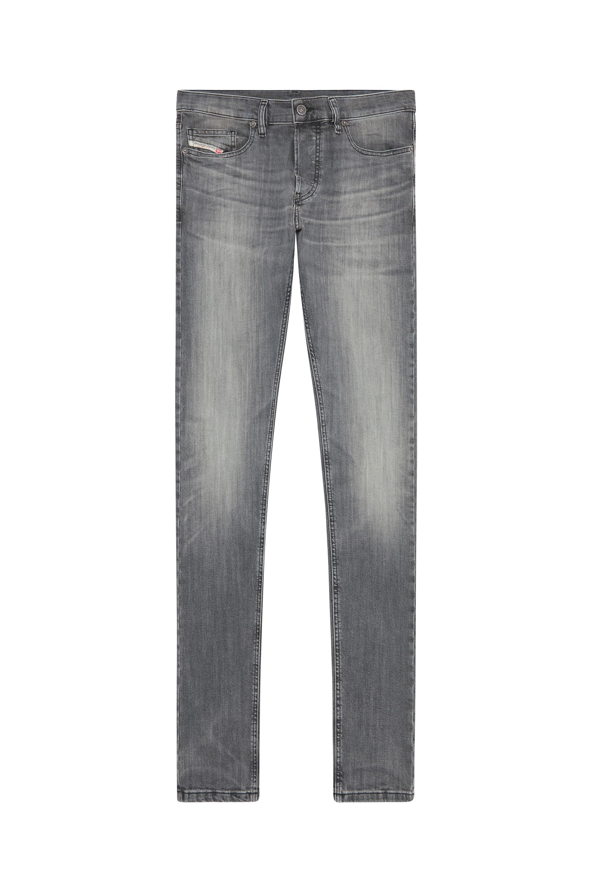 Diesel - Slim Jeans D-Luster 0BJAX, Man's Slim Jeans - D-Luster in Black/Dark grey - 3