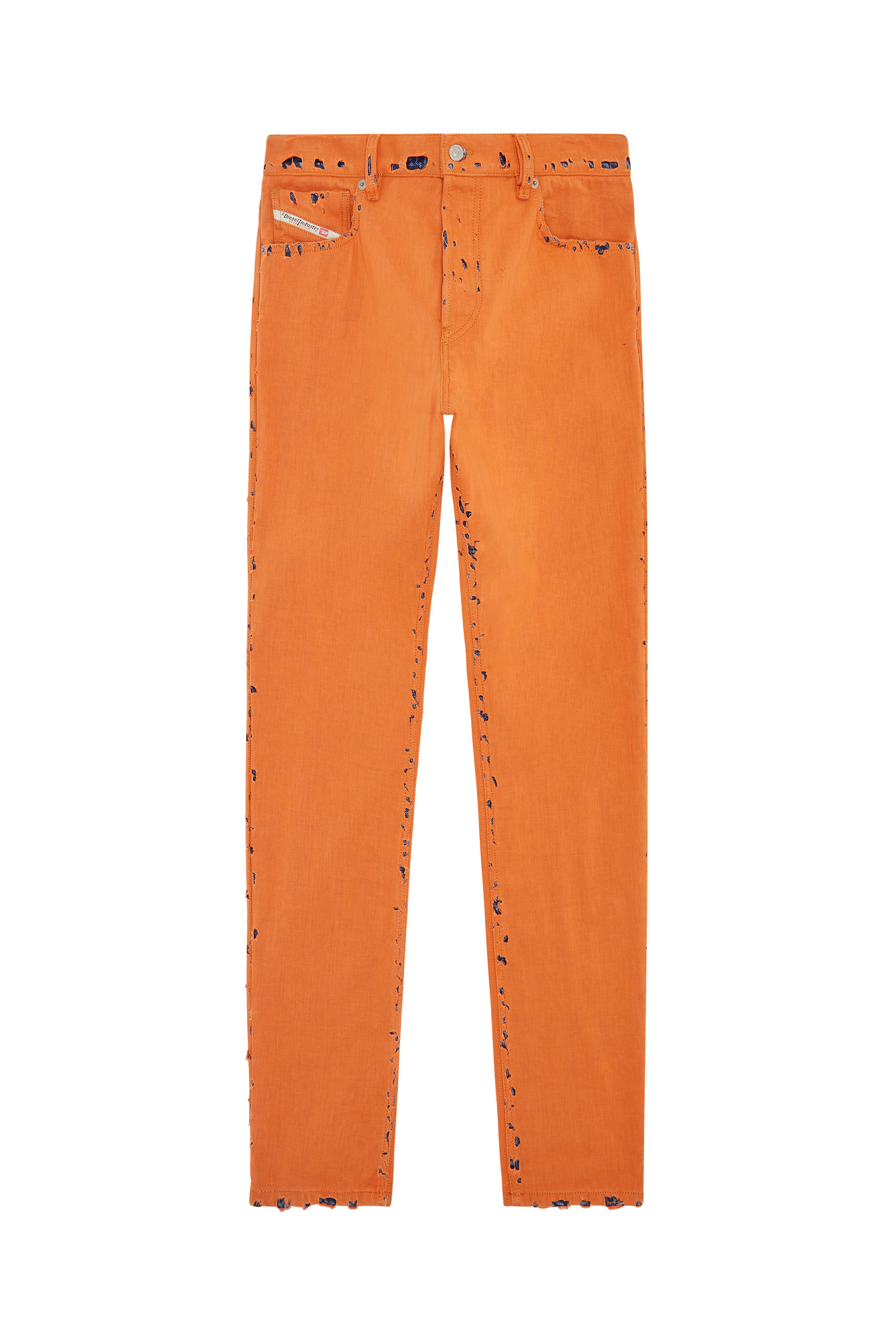 Diesel - Man's Straight Jeans 1995 D-Sark 007R5, Orange - 3