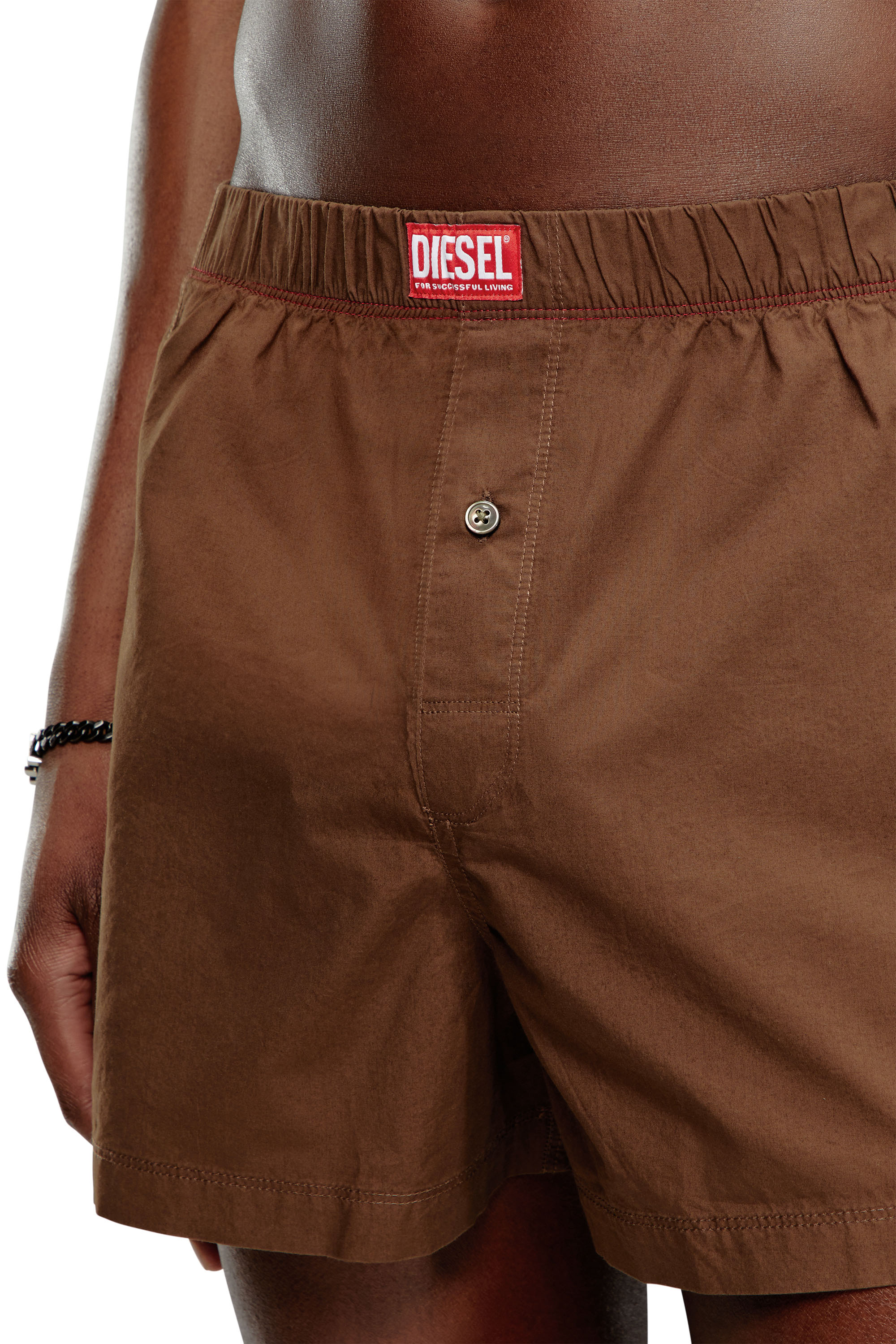 Diesel - UUBX-STARK, Unisex's Nude cotton boxers in Brown - 4