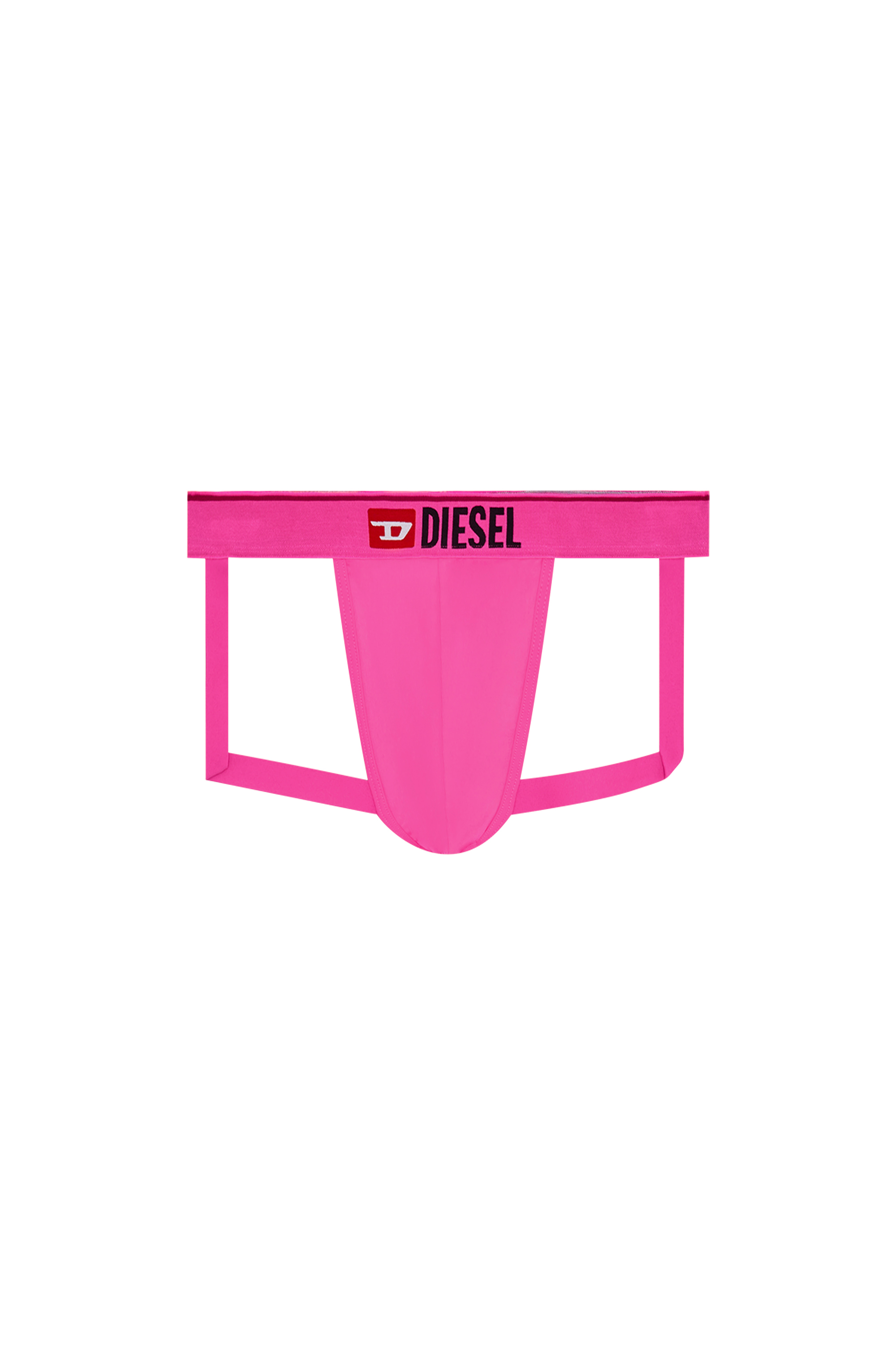 Diesel - UMBR-JOCKY, Man's Microfibre jockstrap in Pink - 1