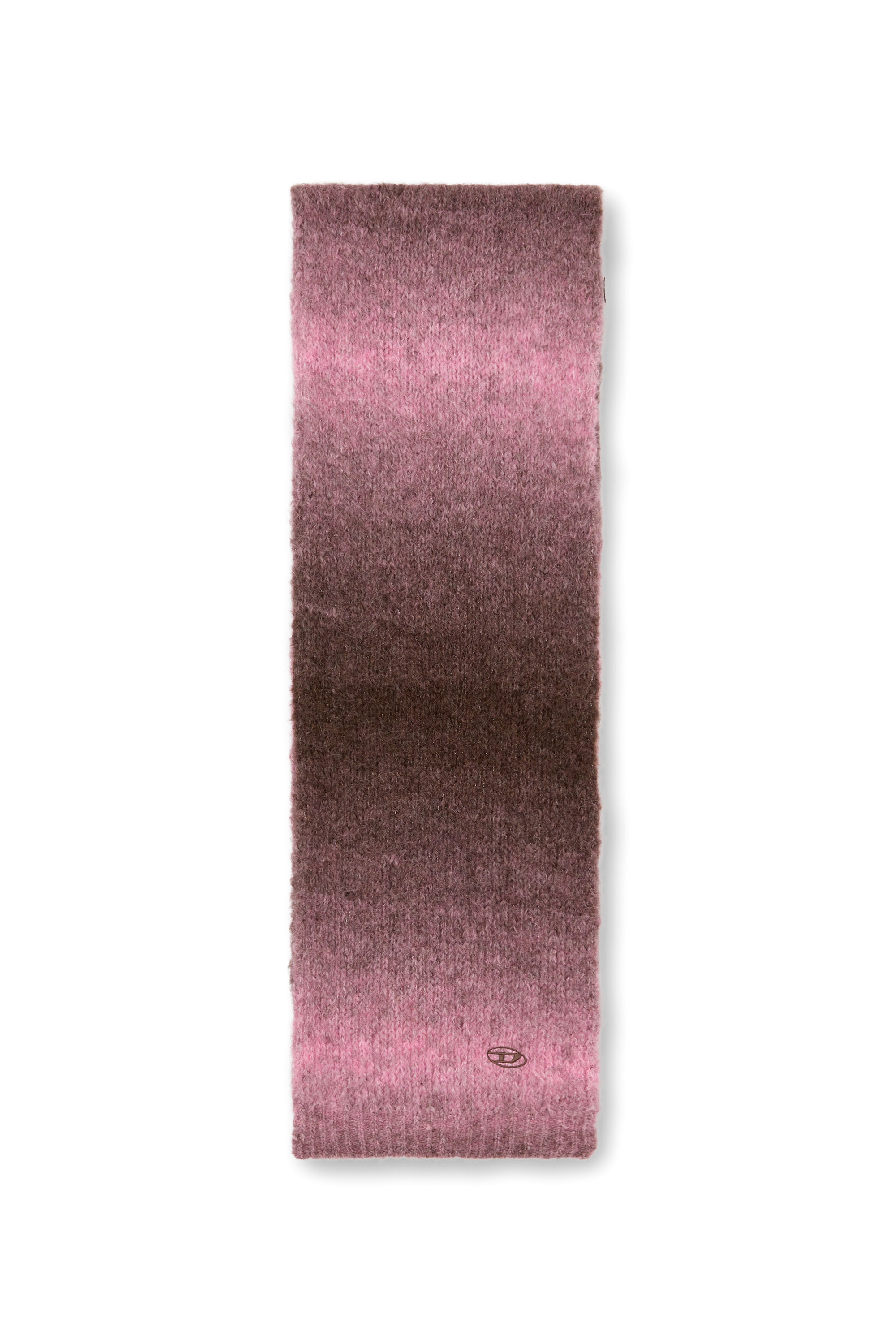 Diesel - K-PELLINO, Unisex's Dégradé scarf in alpaca blend in Violet - 1