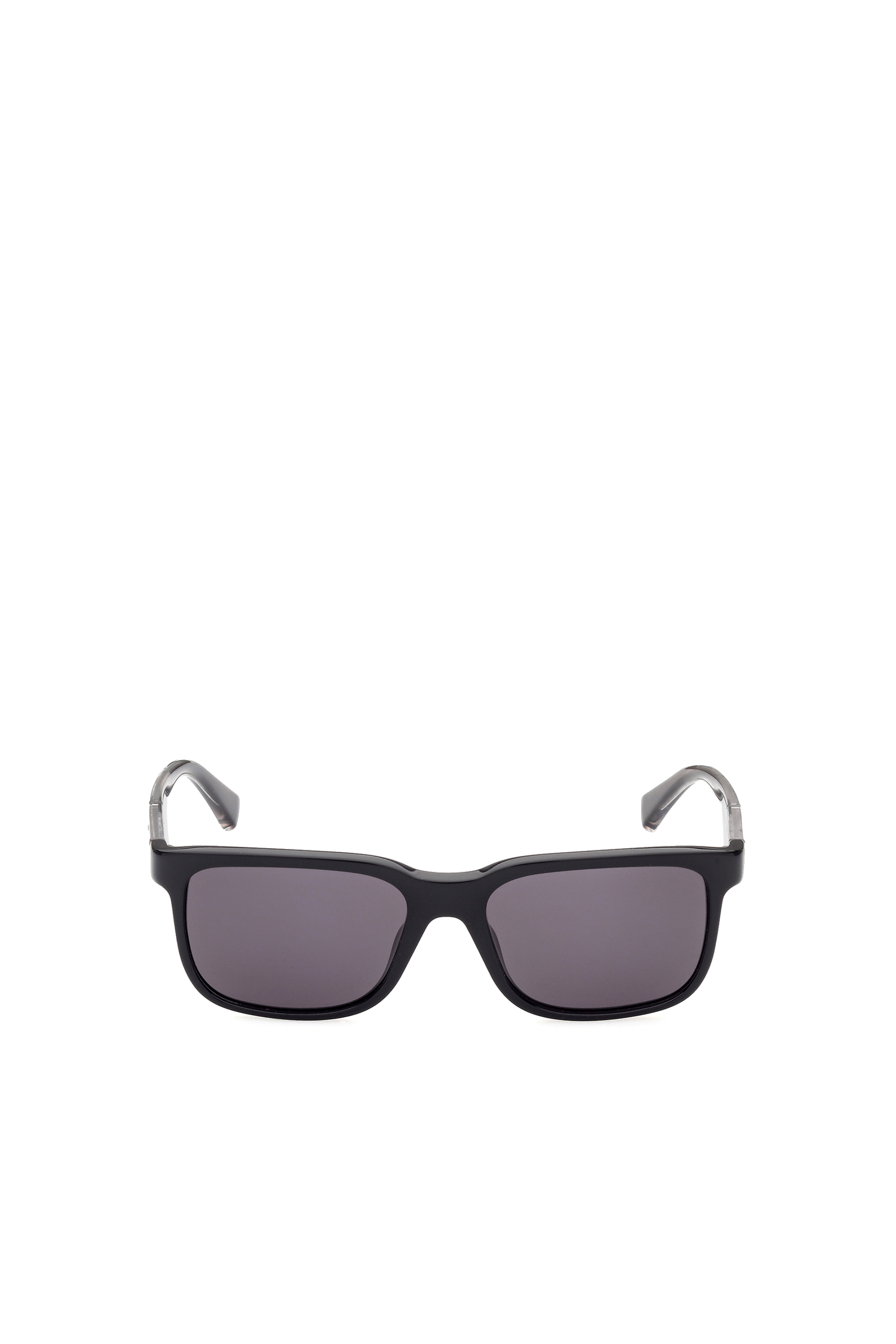 Diesel - DL0341, Man's Sunglasses with metal temples in Black - 2