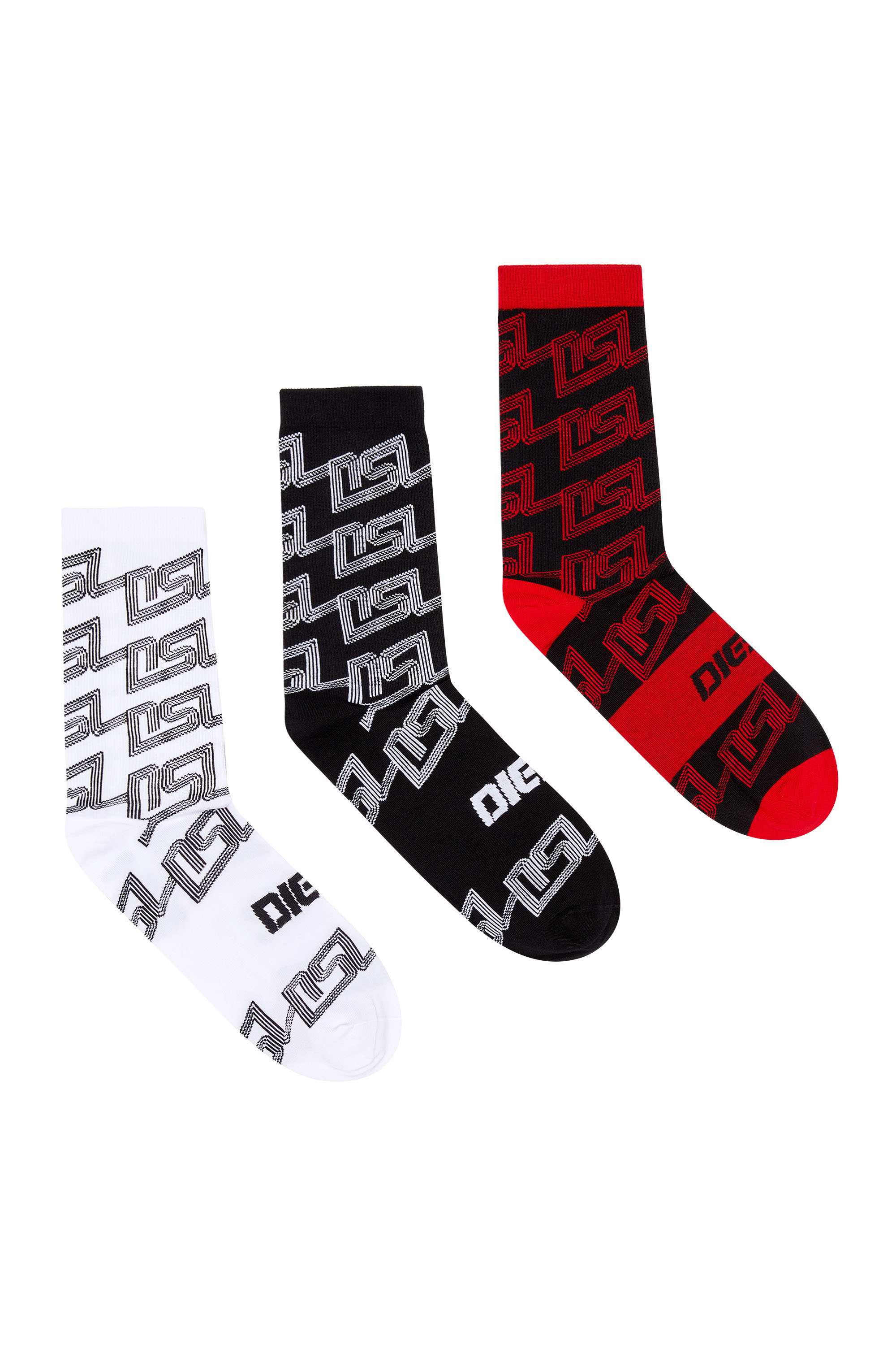 SKM-RAY-THREEPACK, Red/Black