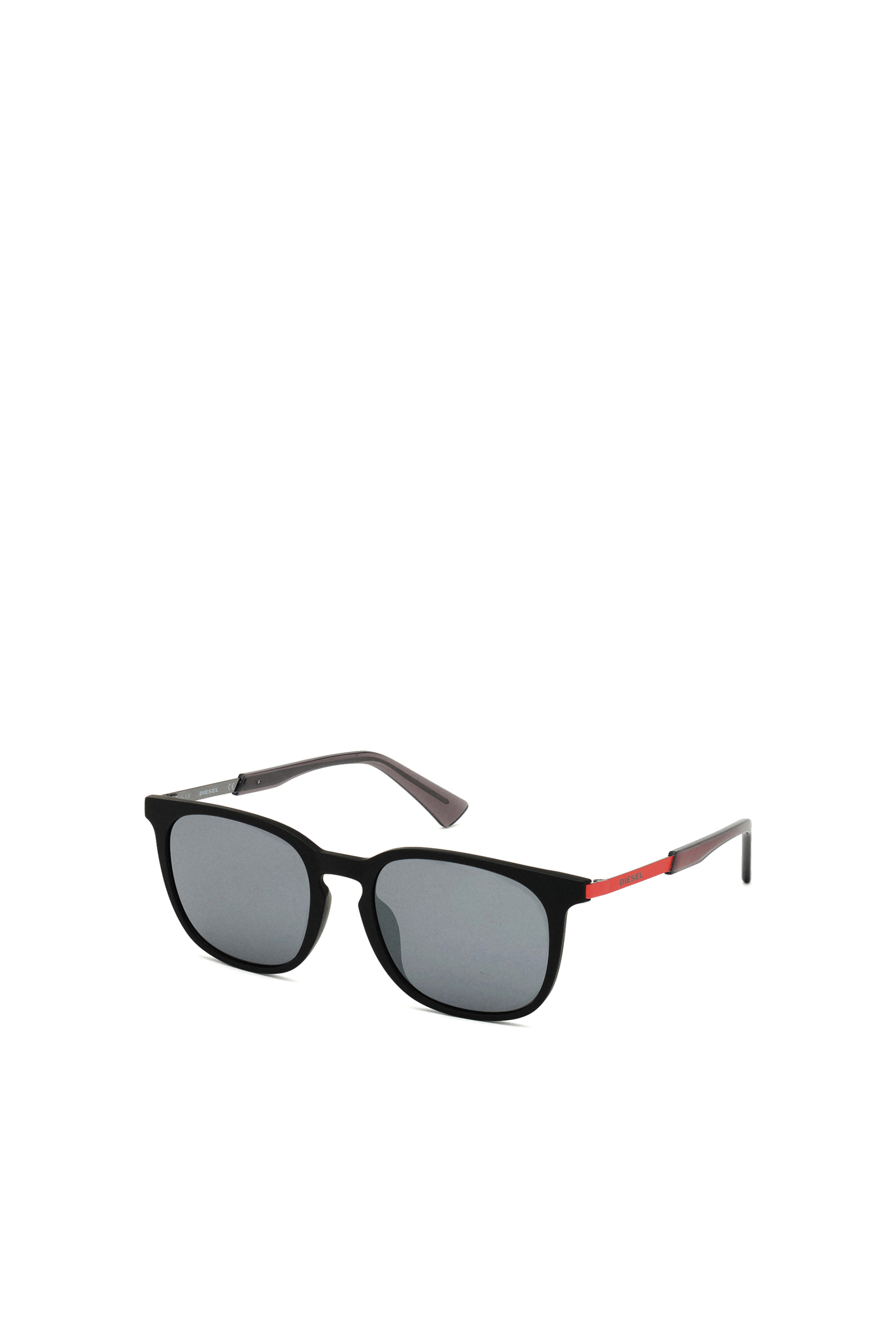 Diesel - DL0311, Unisex's Injected unisex sunglasses in Black - 3