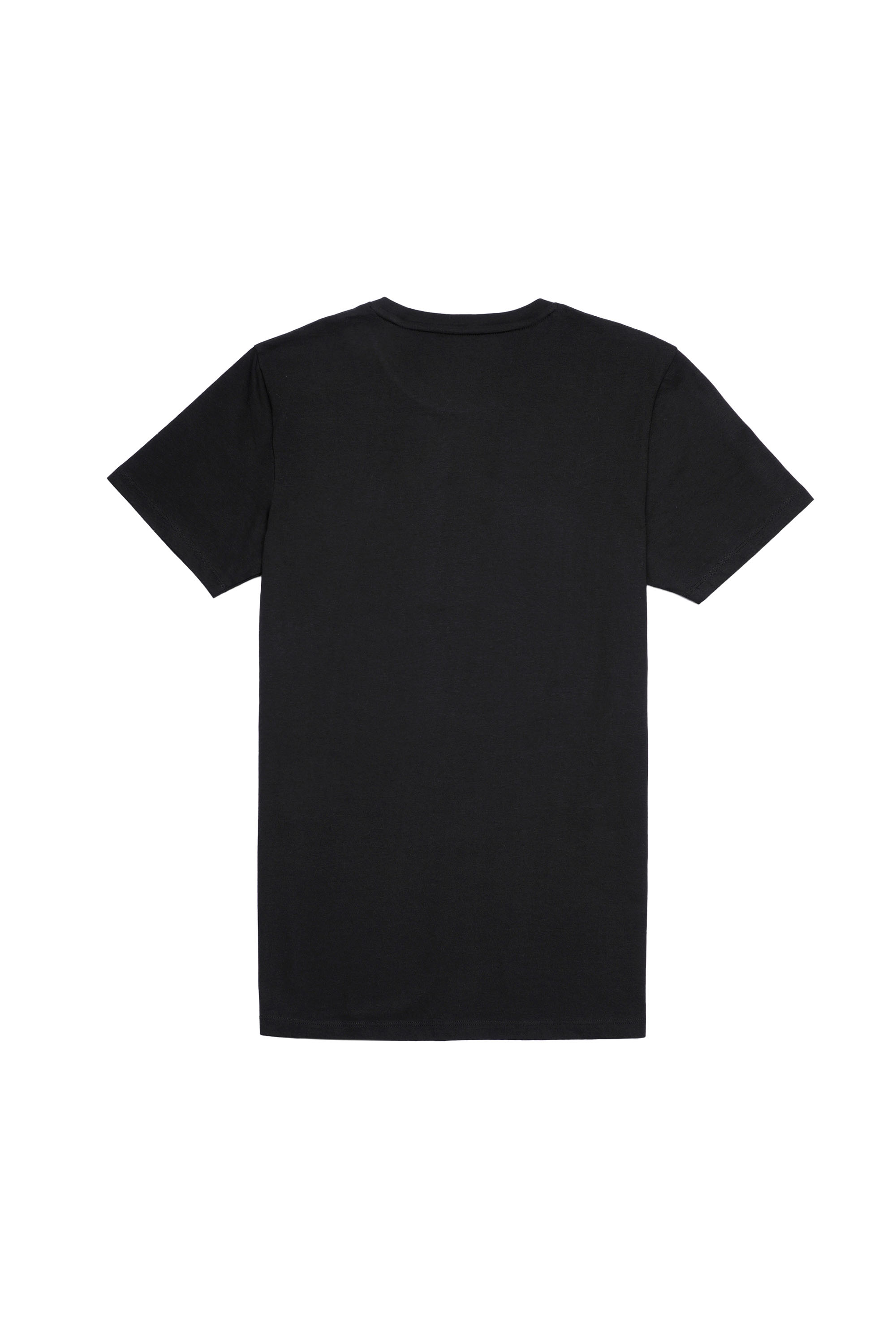 Diesel - UMTEE-MICHAEL-TUBE-TWOPACK, Man's Two-pack V-neck T-shirts with D patch in White/Black - 3