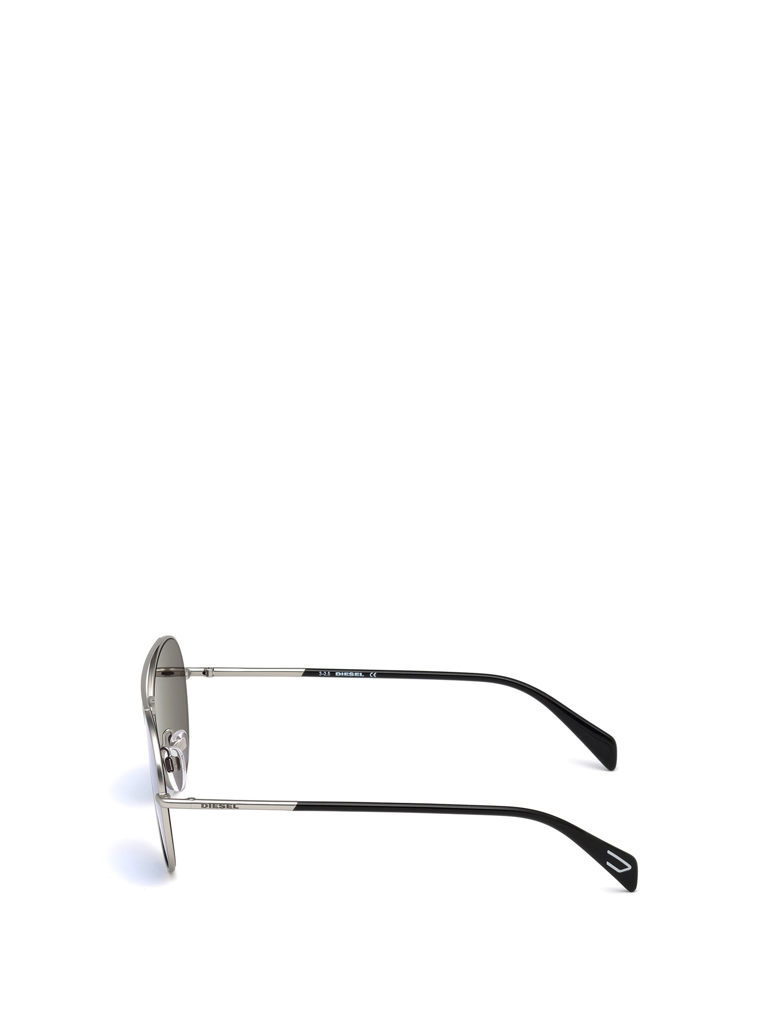 Diesel - DM0193, Unisex's Military-inspired eyewear in Silver - 4