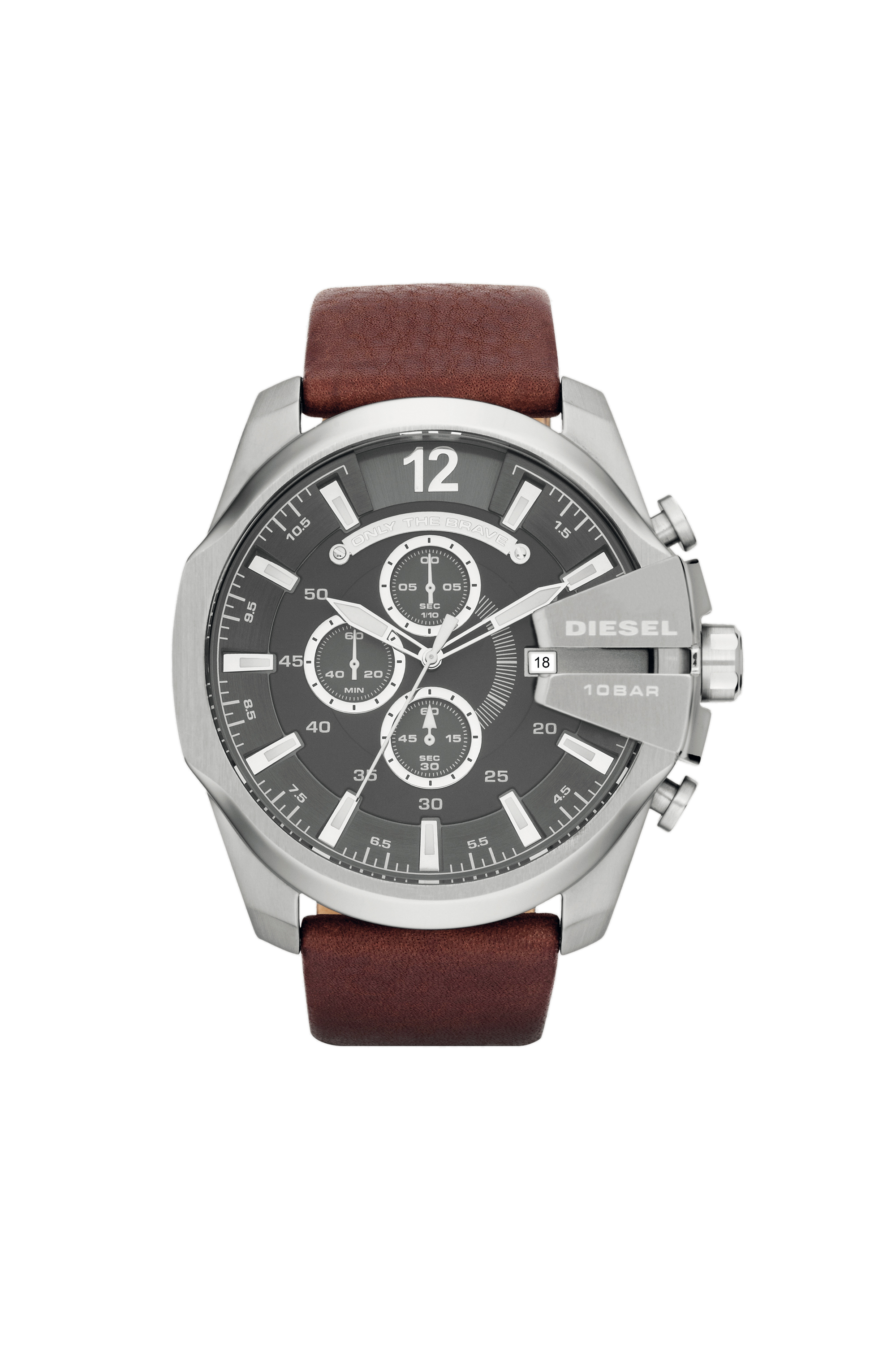Diesel - DZ4290, Man's Brown leather watch in Brown - 1