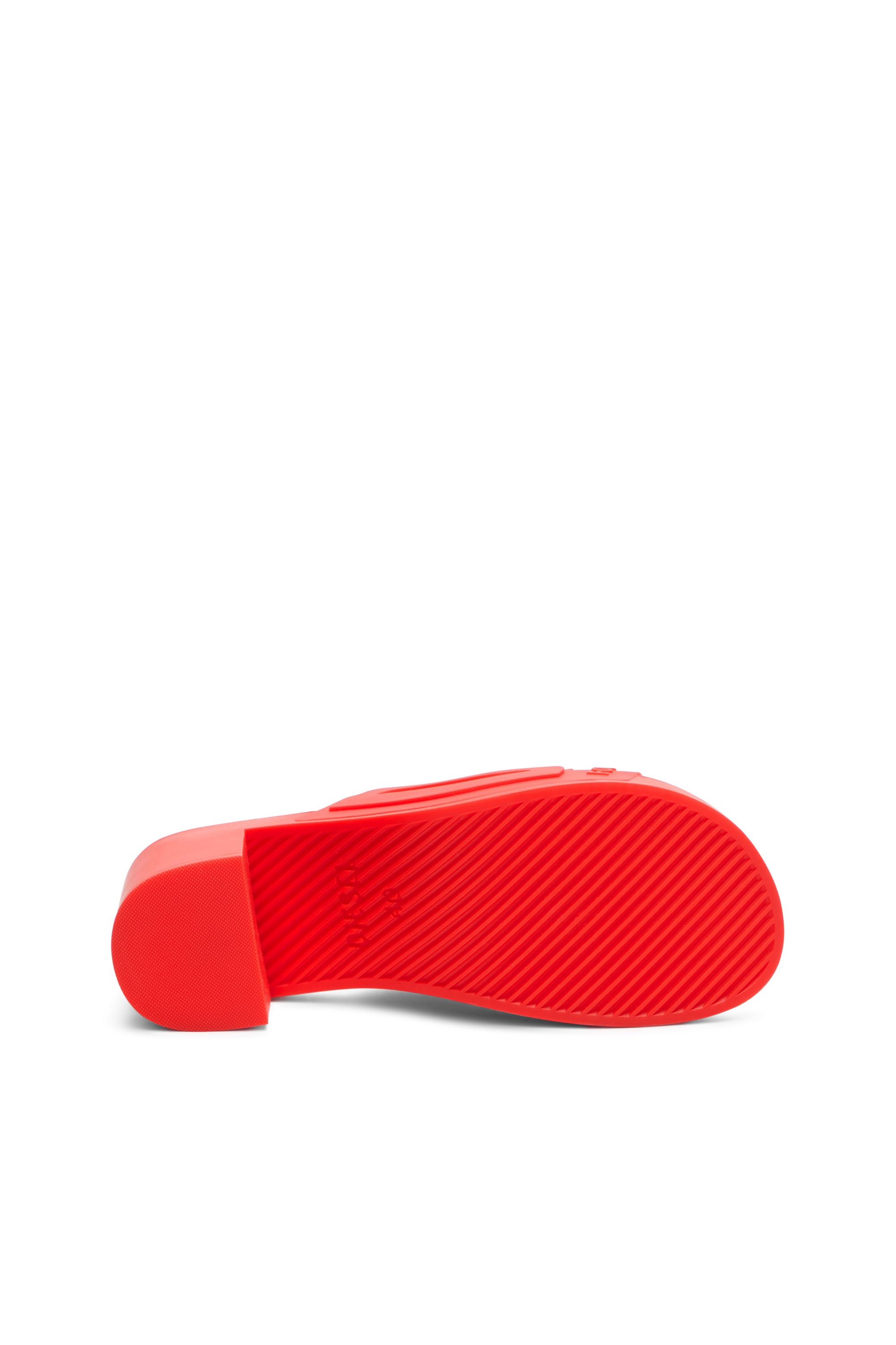 Diesel - SA-PAMELA H, Woman's Sa-Pamela-Heeled rubber pool slides in Red - 4