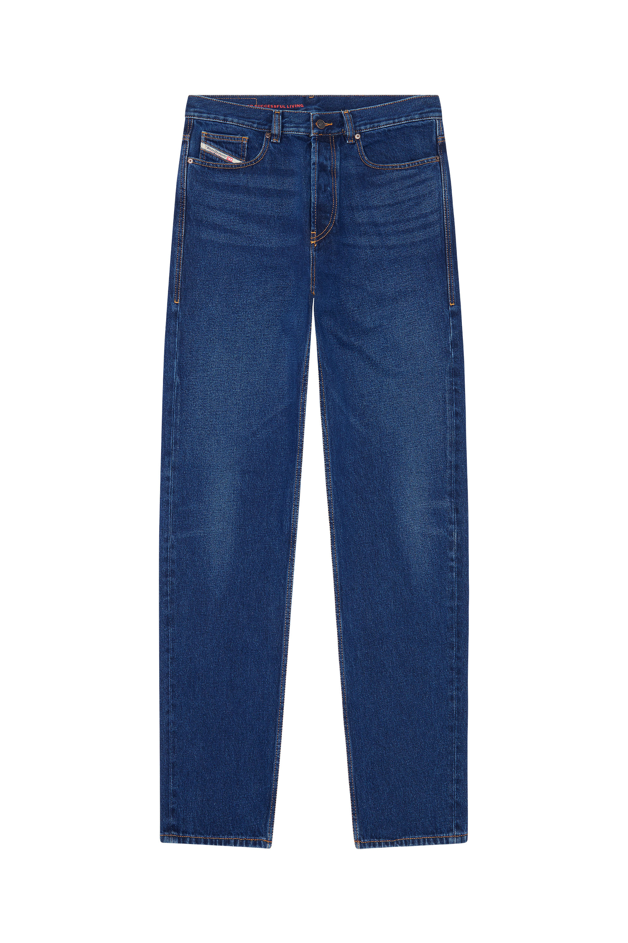 Diesel - Straight Jeans 2010 D-Macs 007E6, Man's Straight Jeans - 2010 D-Macs in Dark Blue - 3