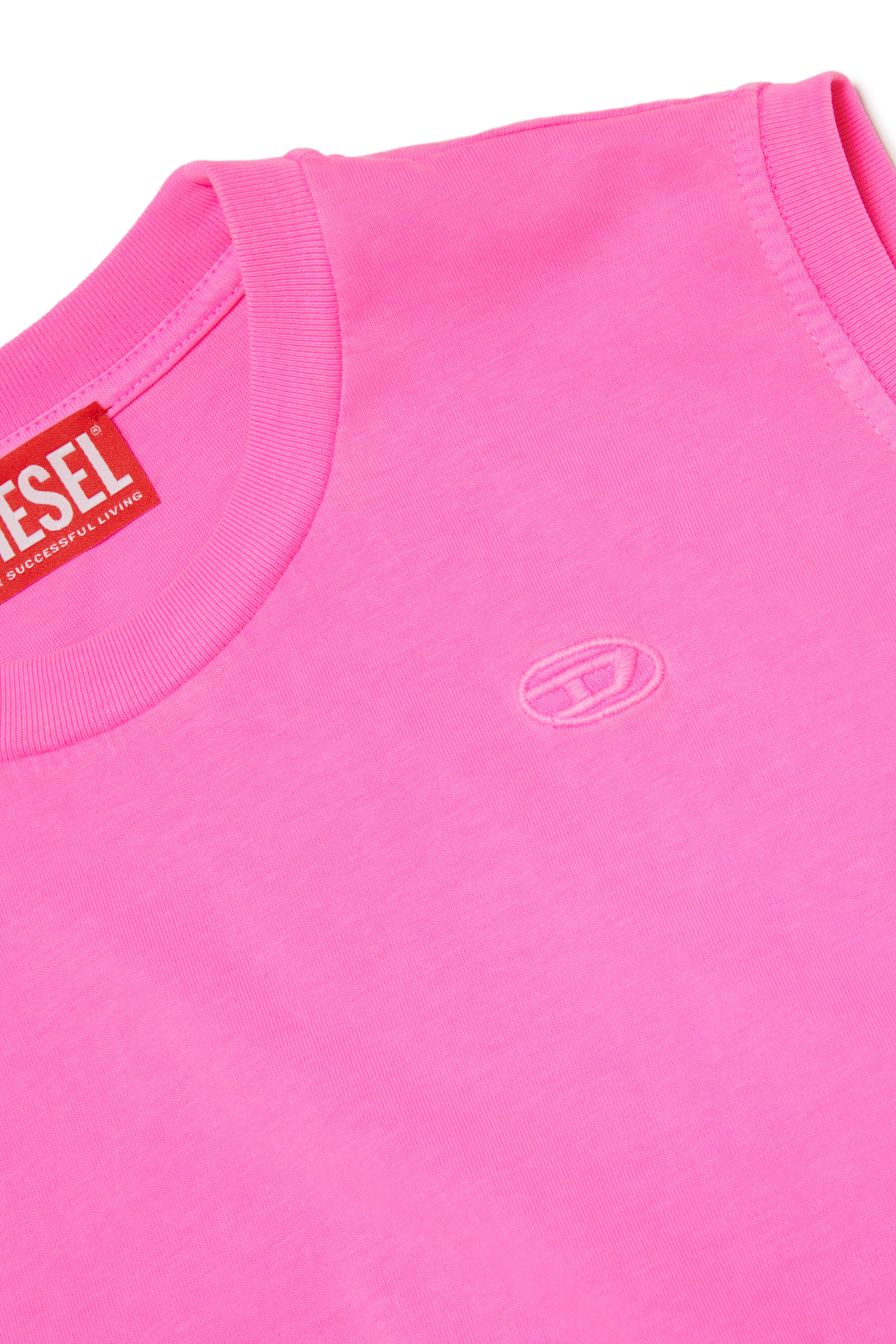 Diesel - DROLLETTY, Woman's Sleeveless dress with fluid skirt in Pink - 3