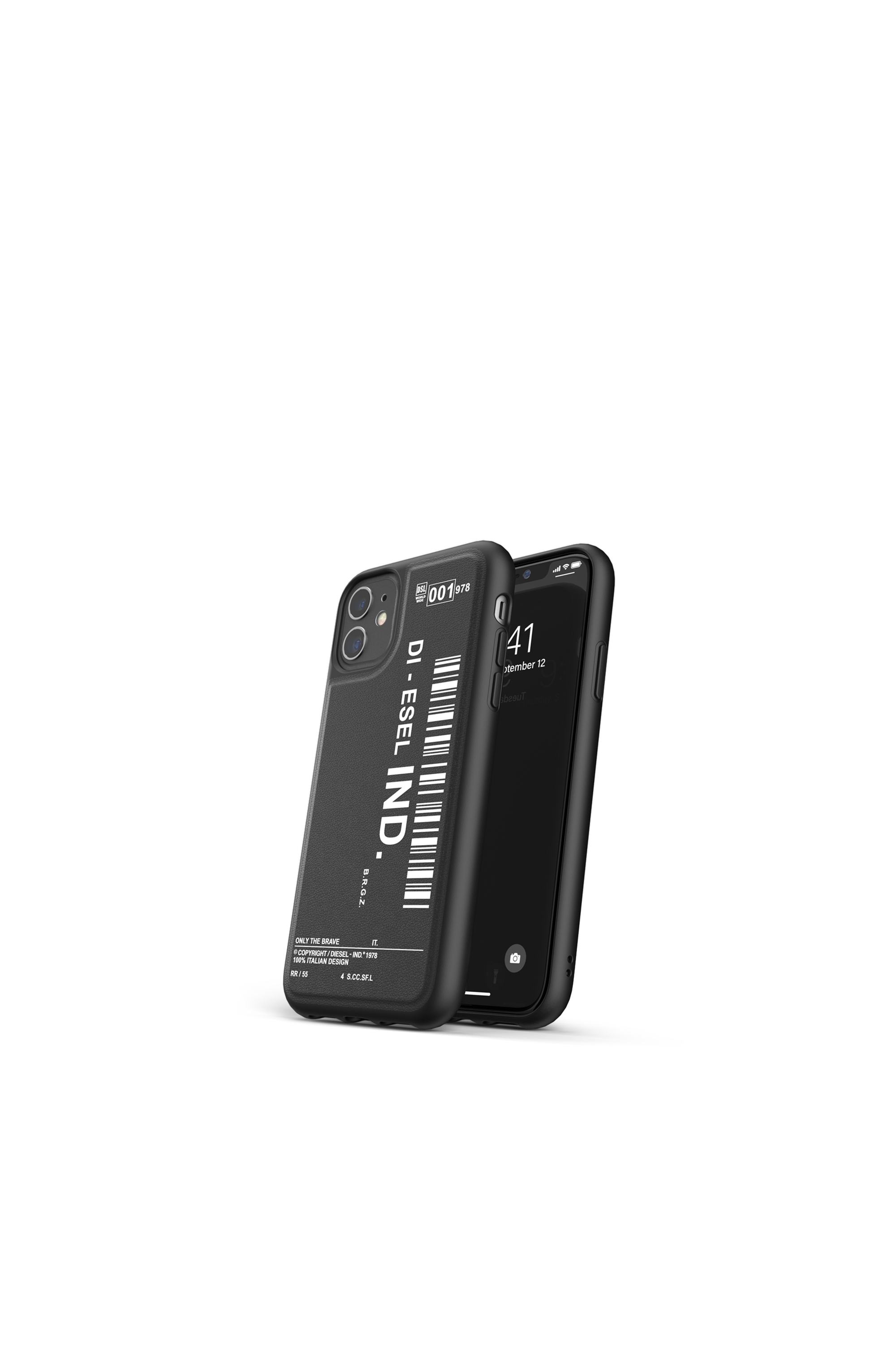 Diesel - 42103 STANDARD CASE, Unisex's TPU moulded case for iPhone 11 in Black - 3