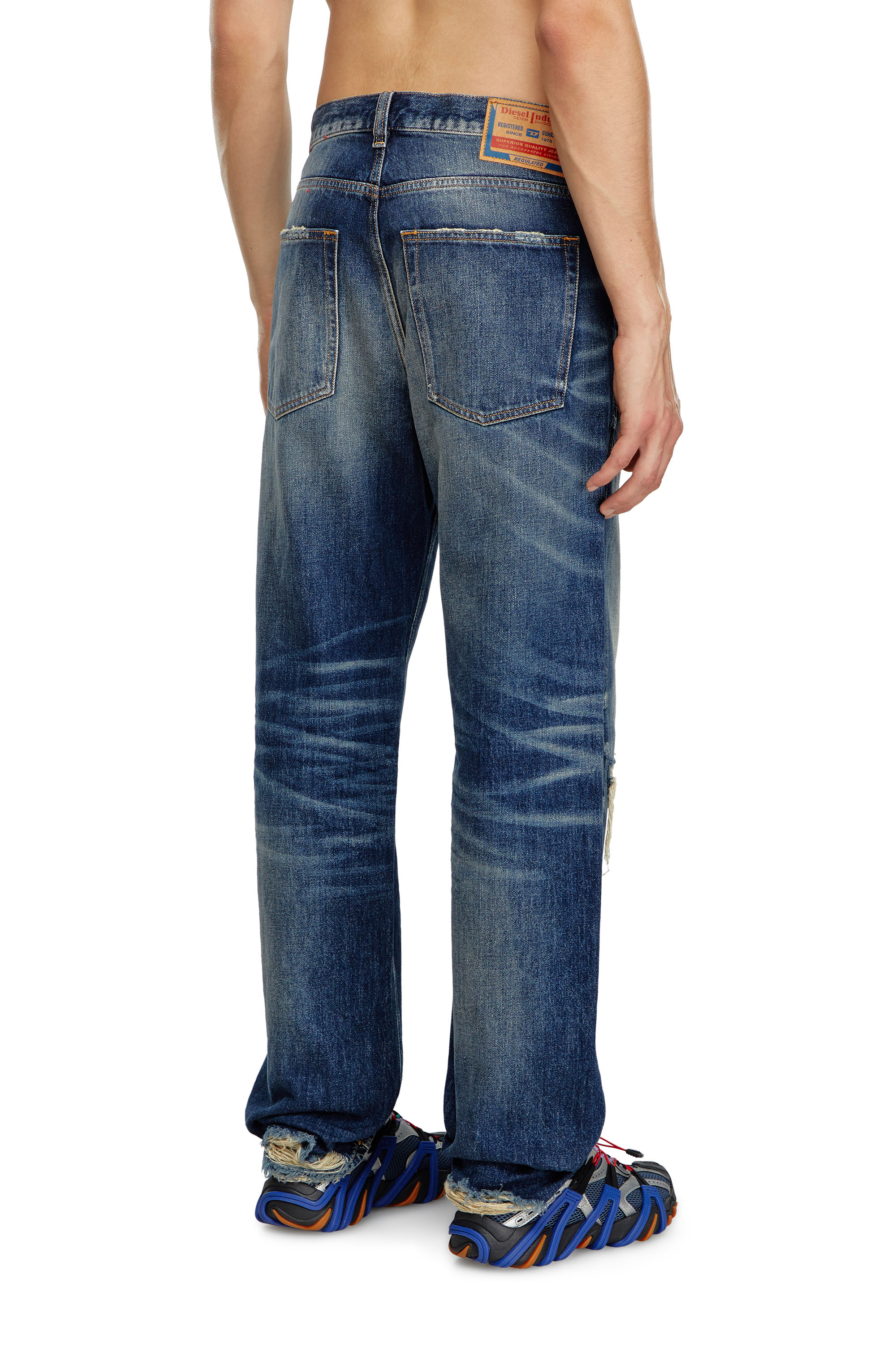 Diesel - Man's Regular Jeans 2024 D-Macs 09J95, Dark Blue - 4