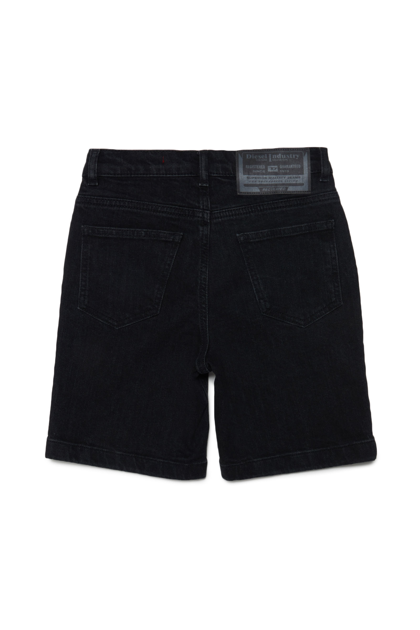 Diesel - D-MACS-SH-J, Man's Bermuda shorts in denim in Black - 2