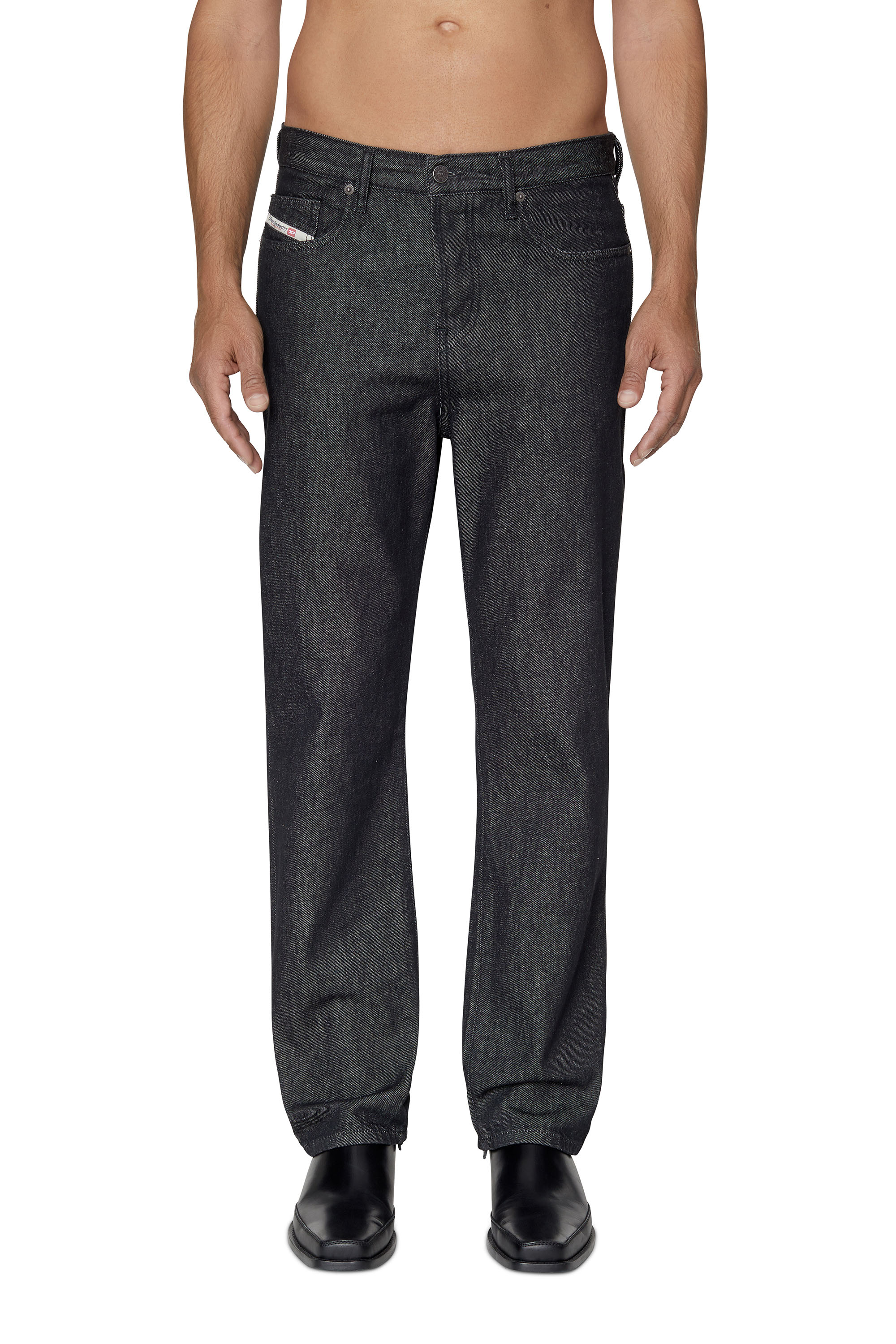 Diesel - Straight Jeans 2020 D-Viker Z9C34, Man's Straight Jeans - 2020 D-Viker in Black/Dark grey - 1
