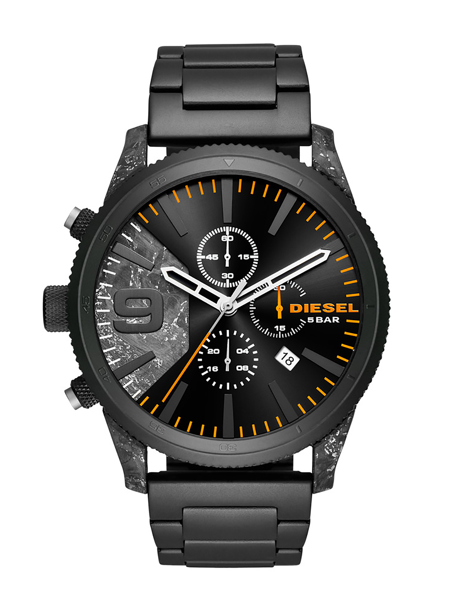 Diesel - DZ4469, Man's Watch with carbon composite detail, 50 mm in Black - 1