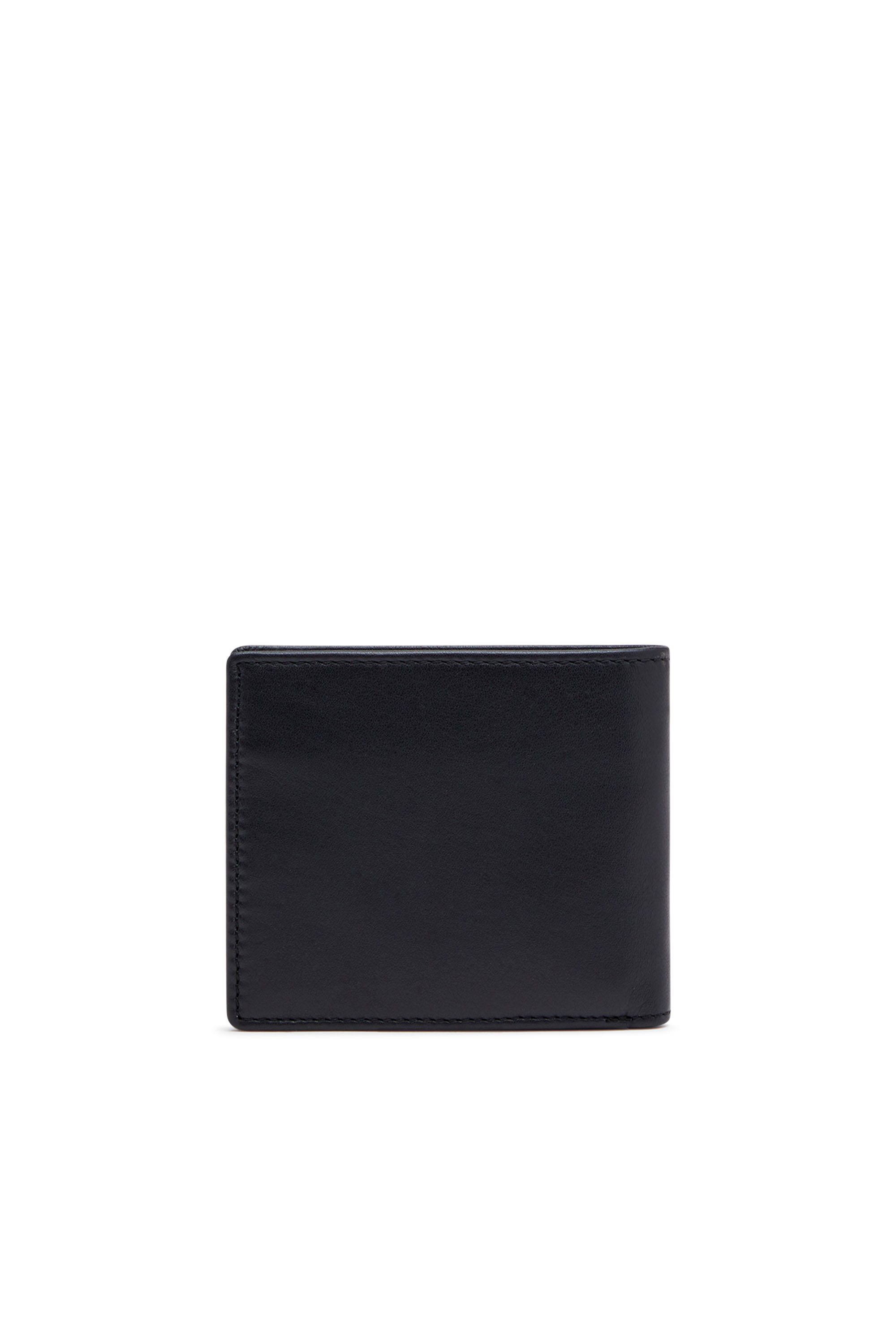 Diesel - BI-FOLD COIN S, Man's Bi-fold wallet in leather in Black - 2