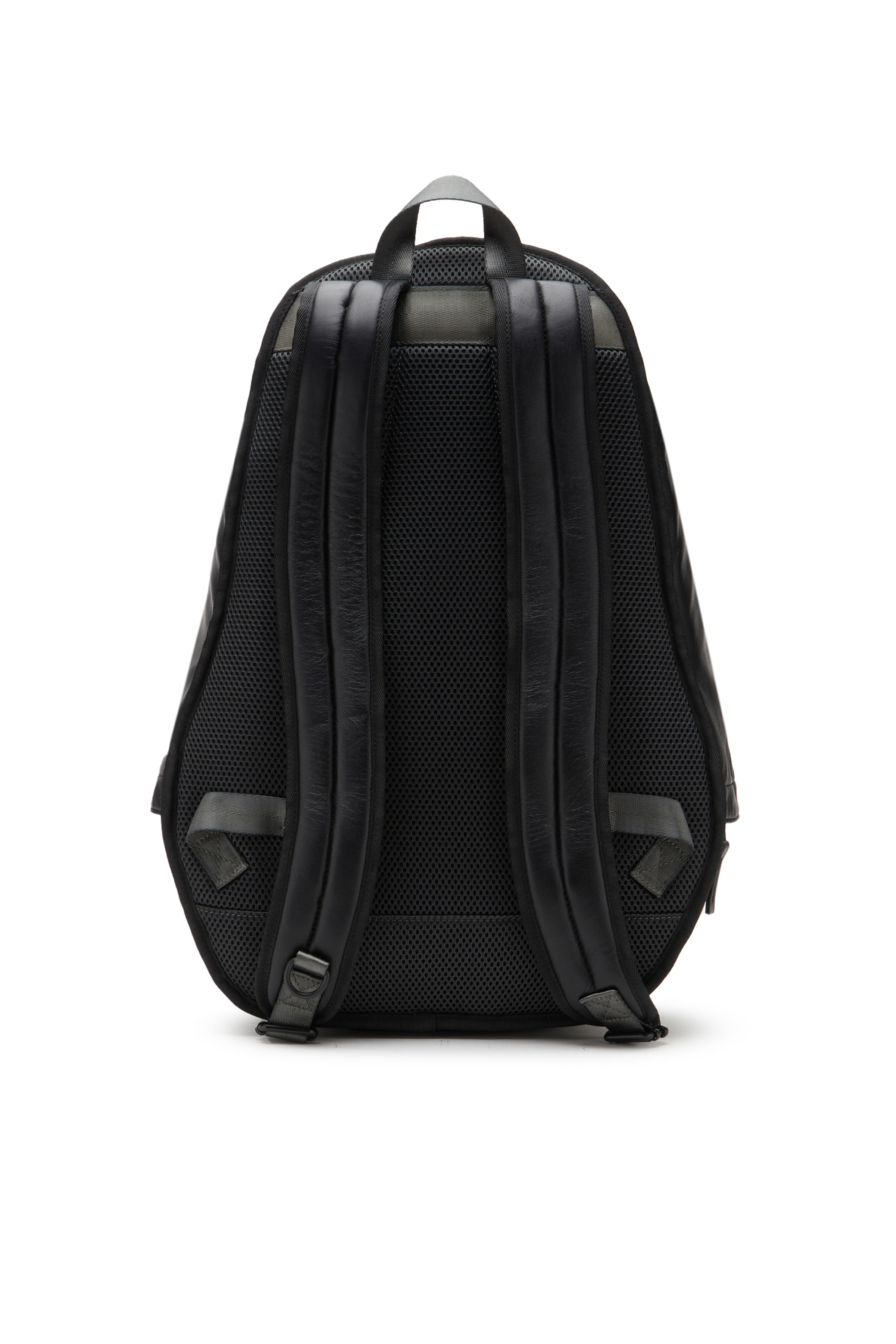 Diesel - RAVE BACKPACK X, Unisex's Rave Backpack X - Backpack in nappa leather in Black - 2