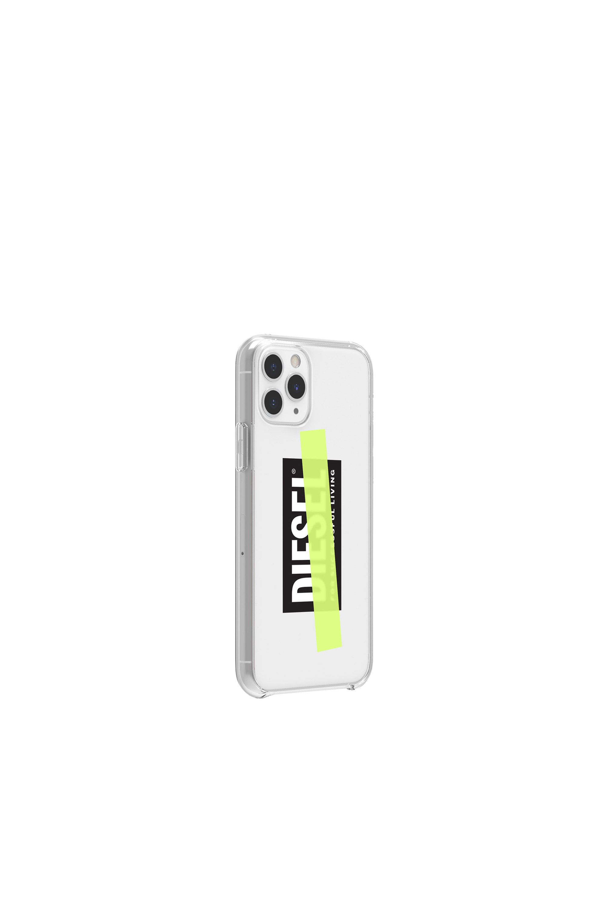 Diesel - DIPH-031-CLYET, Unisex's Printed co-mold case for iPhone 11 Pro in White/Yellow - 4