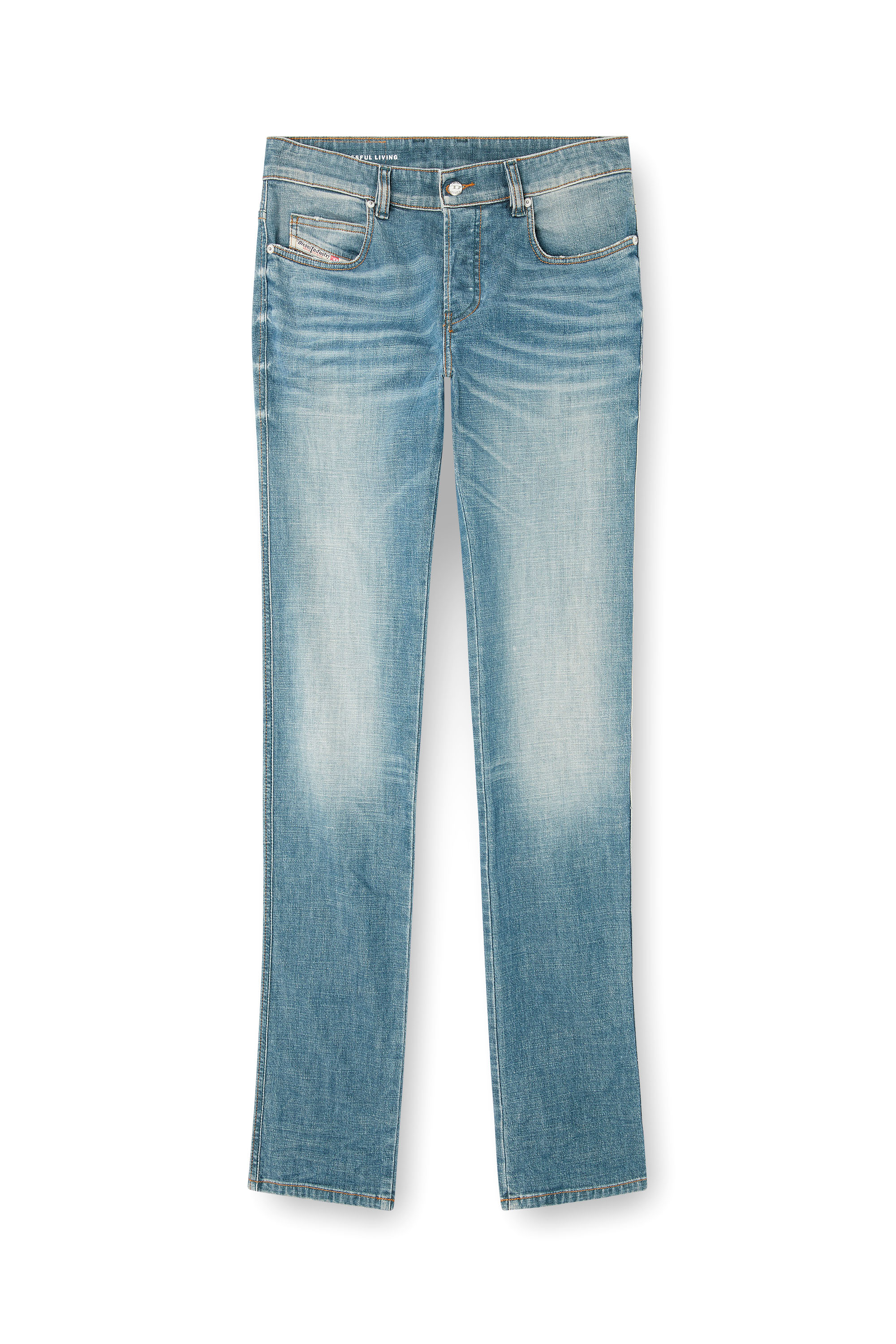 Diesel - Man's Slim Jeans 1993 D-Vyl 09M58, Medium blue - 3