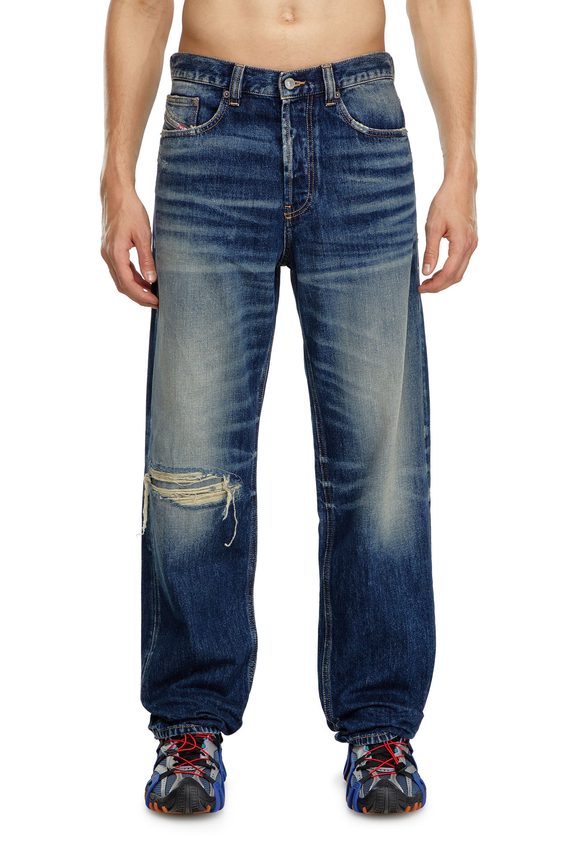 Diesel - Man's Regular Jeans 2024 D-Macs 09J95, Dark Blue - 1