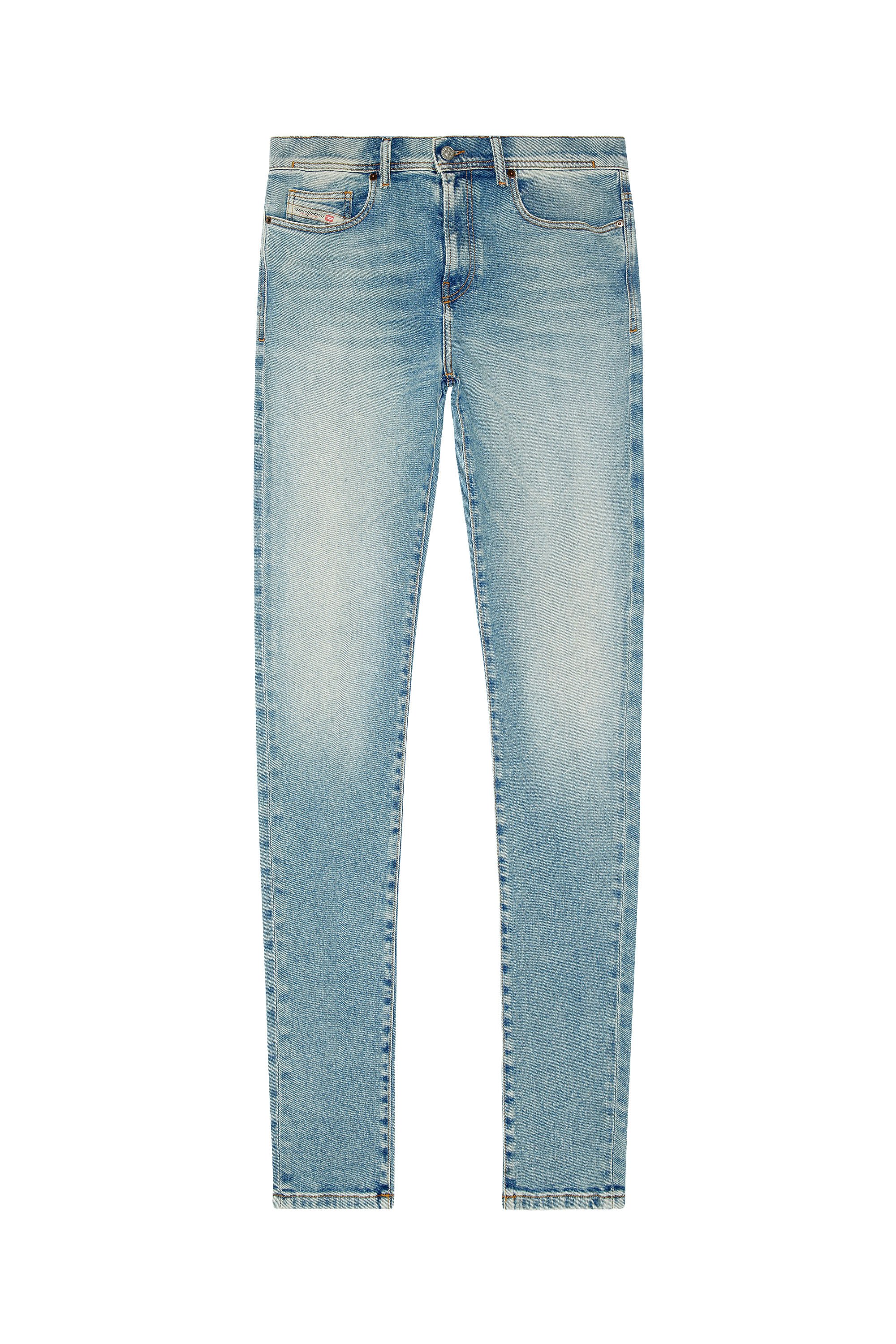 Diesel - Skinny Jeans 1983 D-Amny 09E82, Man's Skinny Jeans - 1983 D-Amny in Light Blue - 3