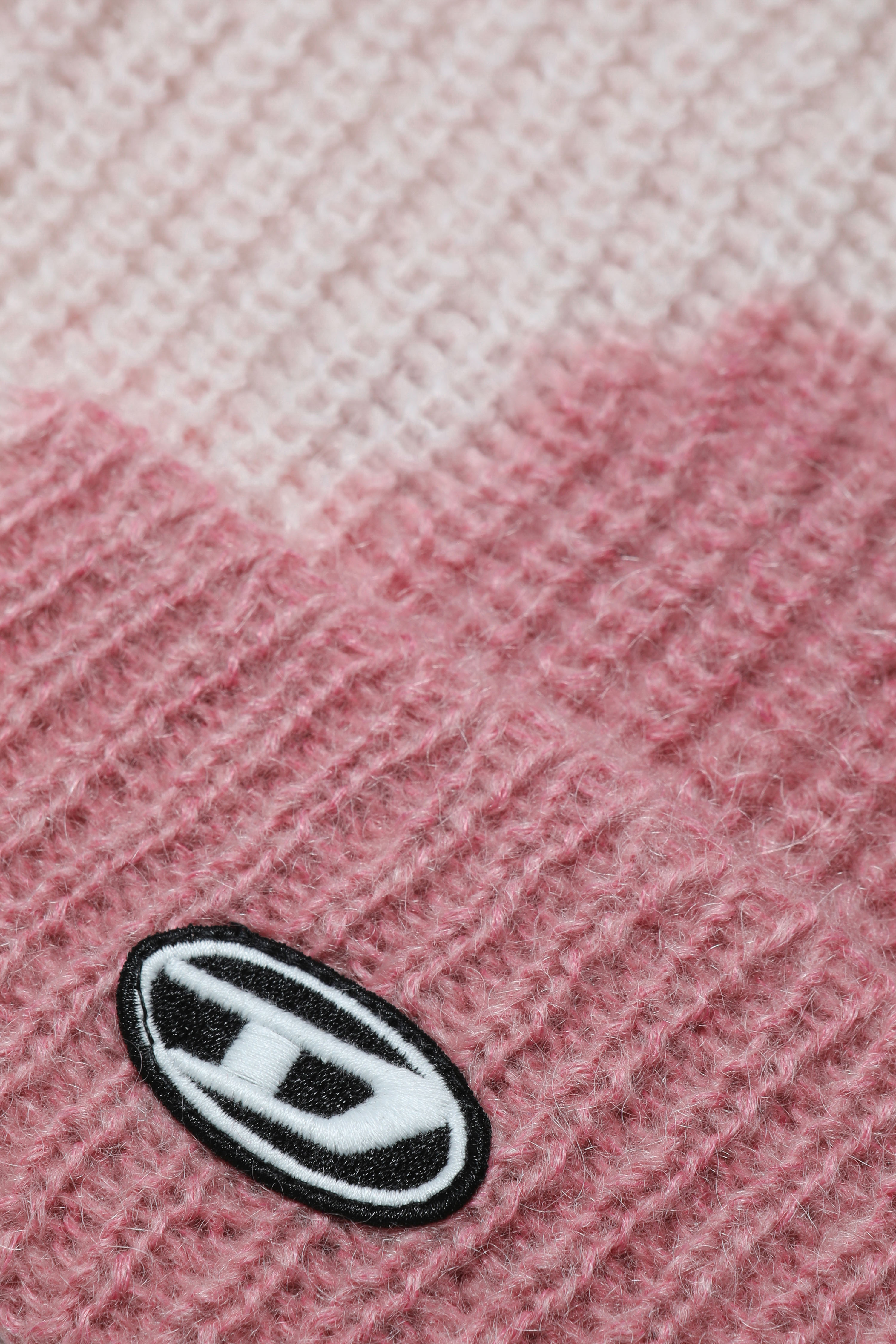 Diesel - FOSIM, Unisex's Beanie in mohair and wool blend in Pink - 3